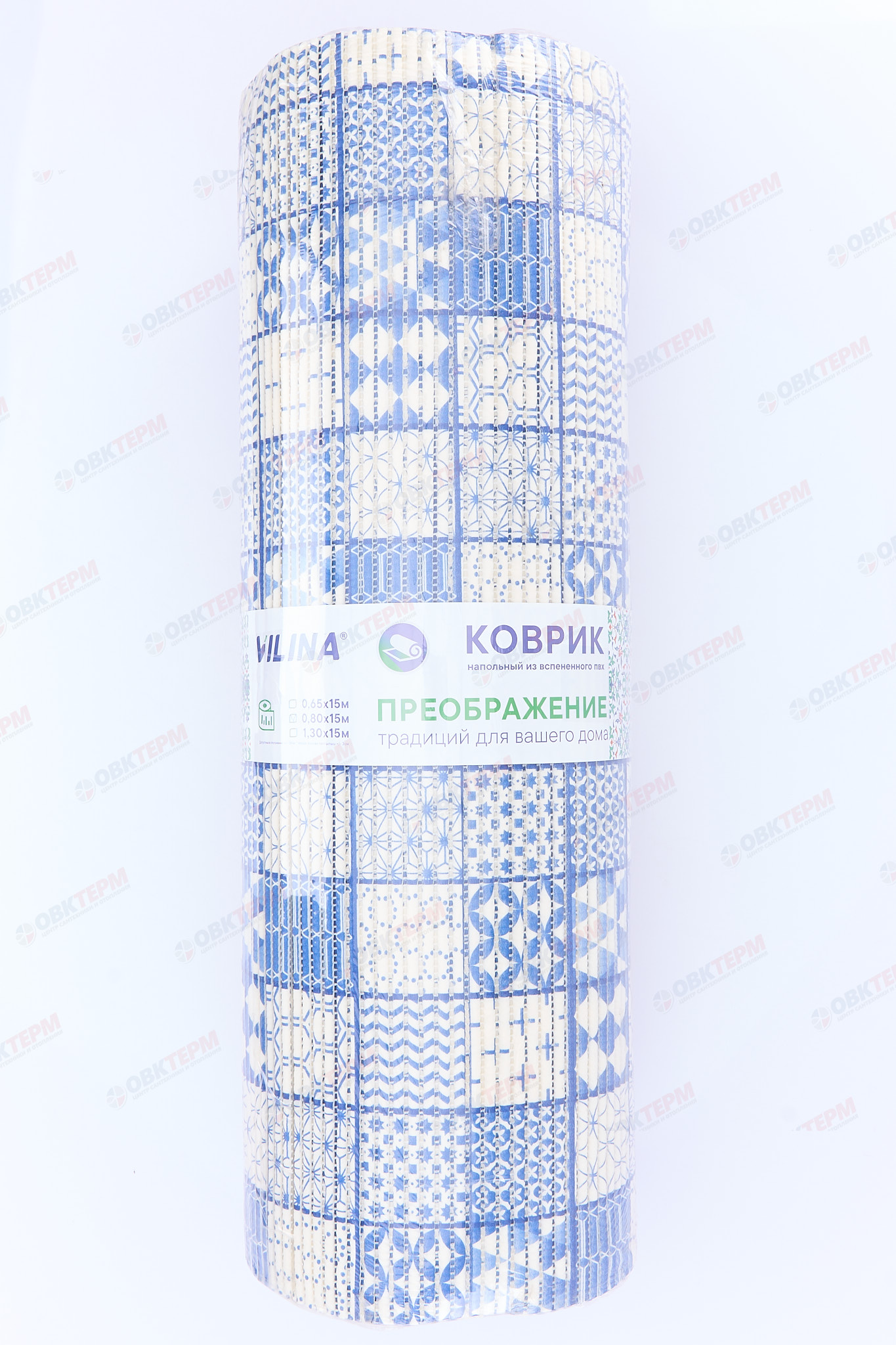 Коврик мерный в/к VILINA / HOMEMAT AQUATIC Преображение 0,80х15м 218PT-blue (рулон 15м.) - Изображение №2