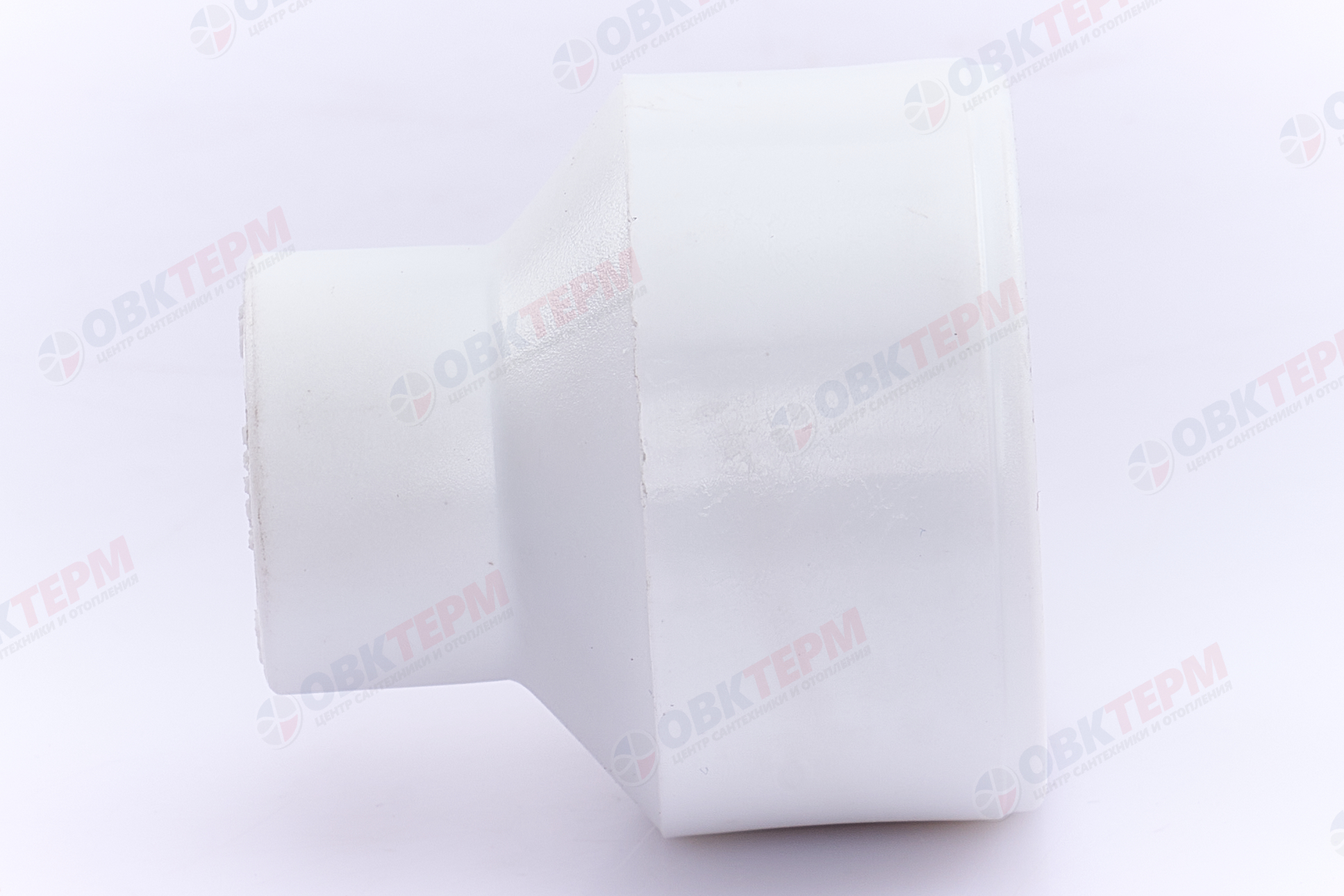 Муфта переход.  ВН  50*20   БЕЛАЯ PP-R   (RTP)    (96/12) - миниатюра №4