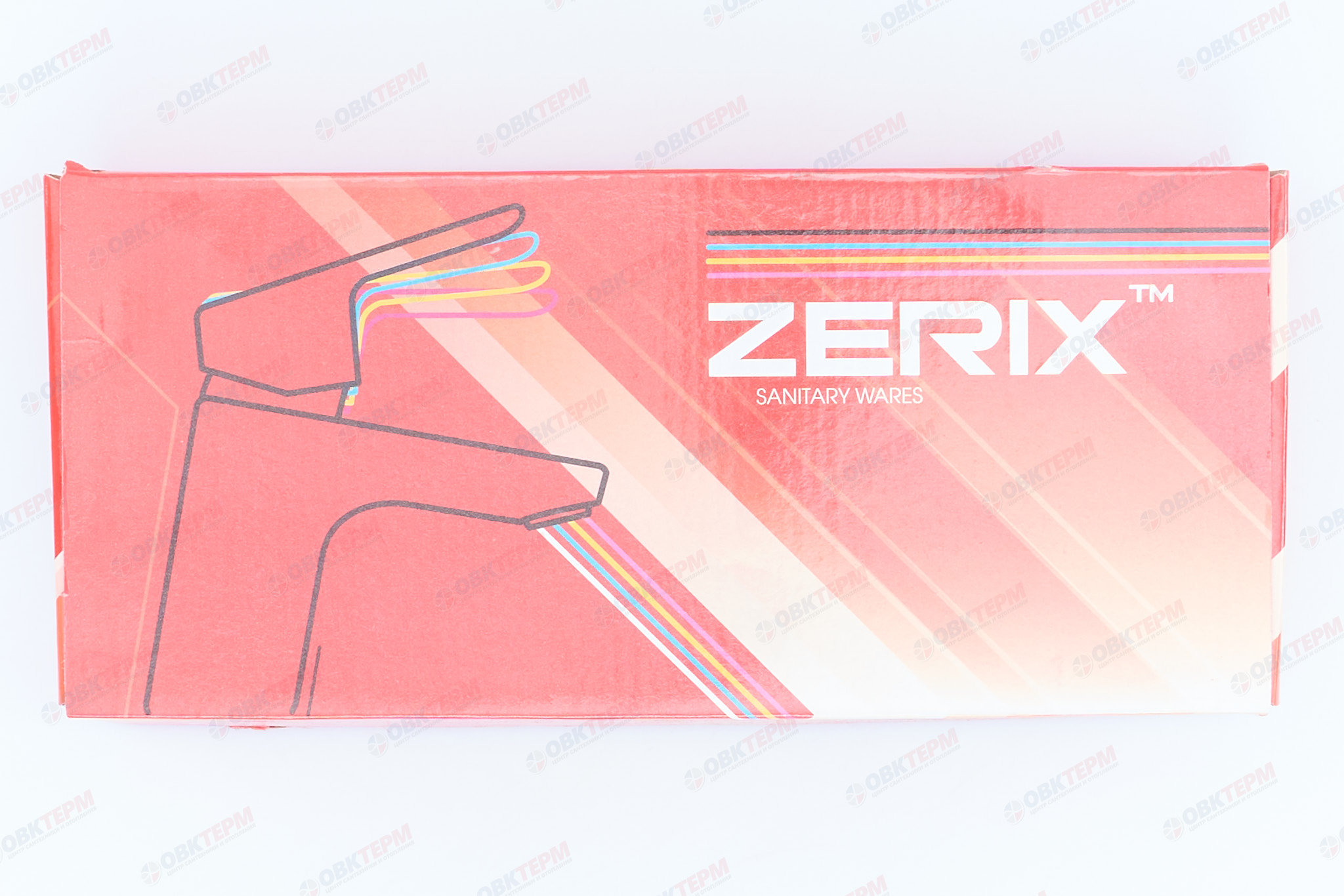 Смеситель д/умывальника буксовый ZERIX TLC 827 ГАЙКА (10 шт/ящ) - миниатюра №6