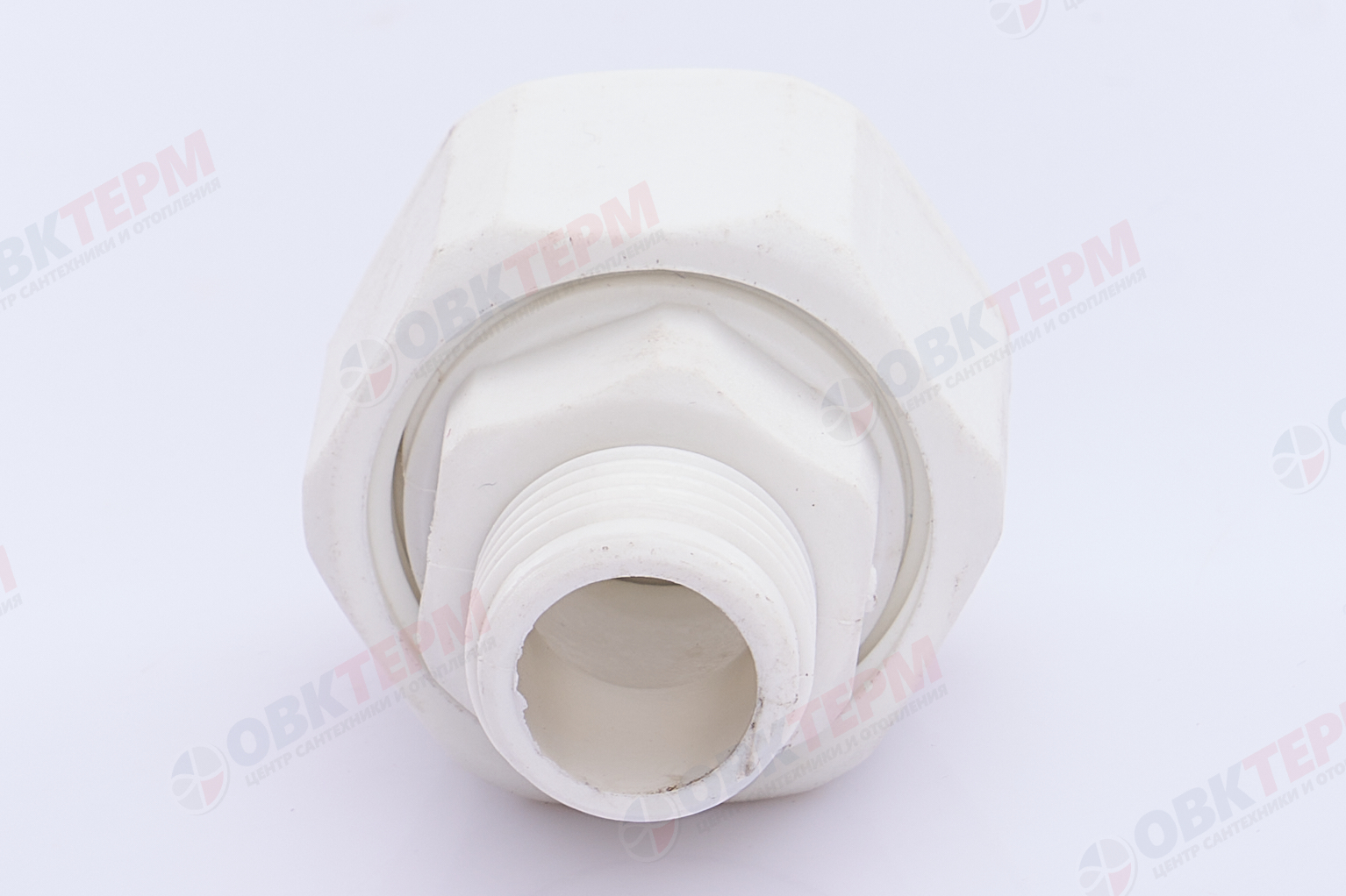 Разборное соединение  20 * 1/2"  Н   PPSU  (ПЛАСТИК)   БЕЛАЯ PP-R    (RTP)    (240/20) - миниатюра №4