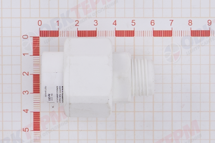 Разборное соединение  20 * 1/2"  Н   PPSU  (ПЛАСТИК)   БЕЛАЯ PP-R    (RTP)    (240/20) - миниатюра №5