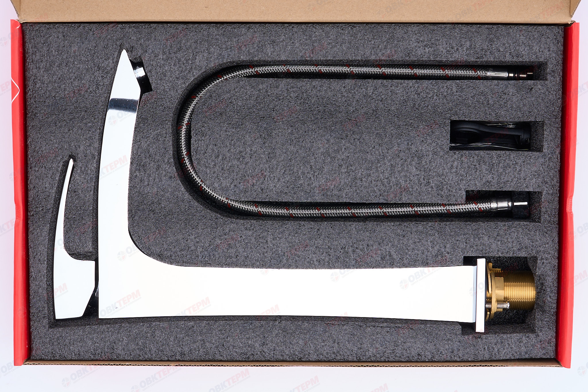 Смеситель д/умывальника KOER KB-10007-01 (Цвет хром) (8шт/ящ) - миниатюра №6