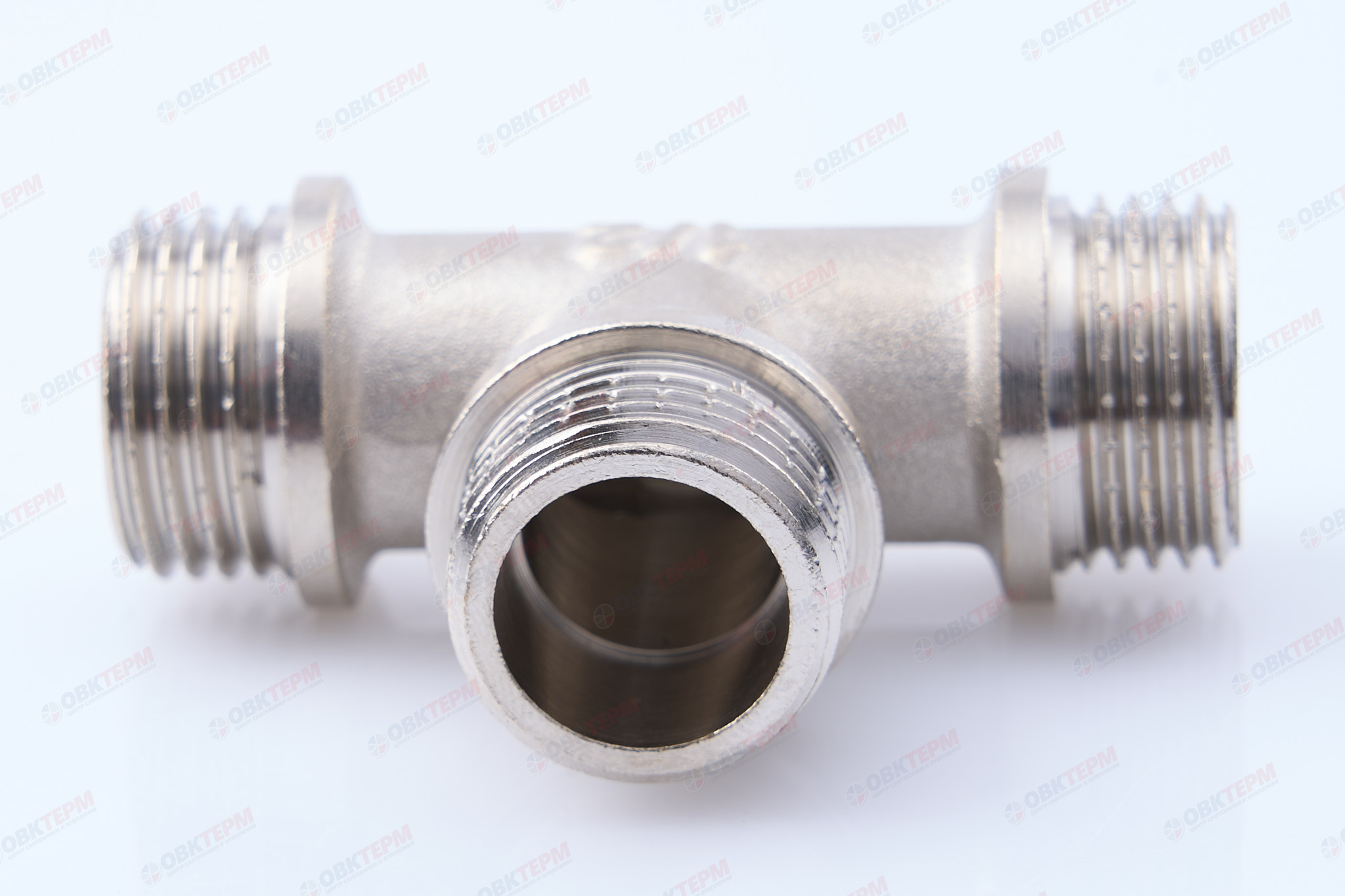 Тройник    1/2" ннн  Никель ZEISSLER                (80/10) - Изображение №3