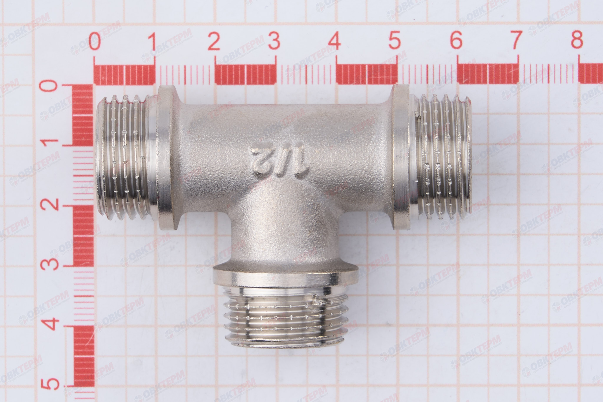 Тройник    1/2" ннн  Никель ZEISSLER                (80/10) - Изображение №5