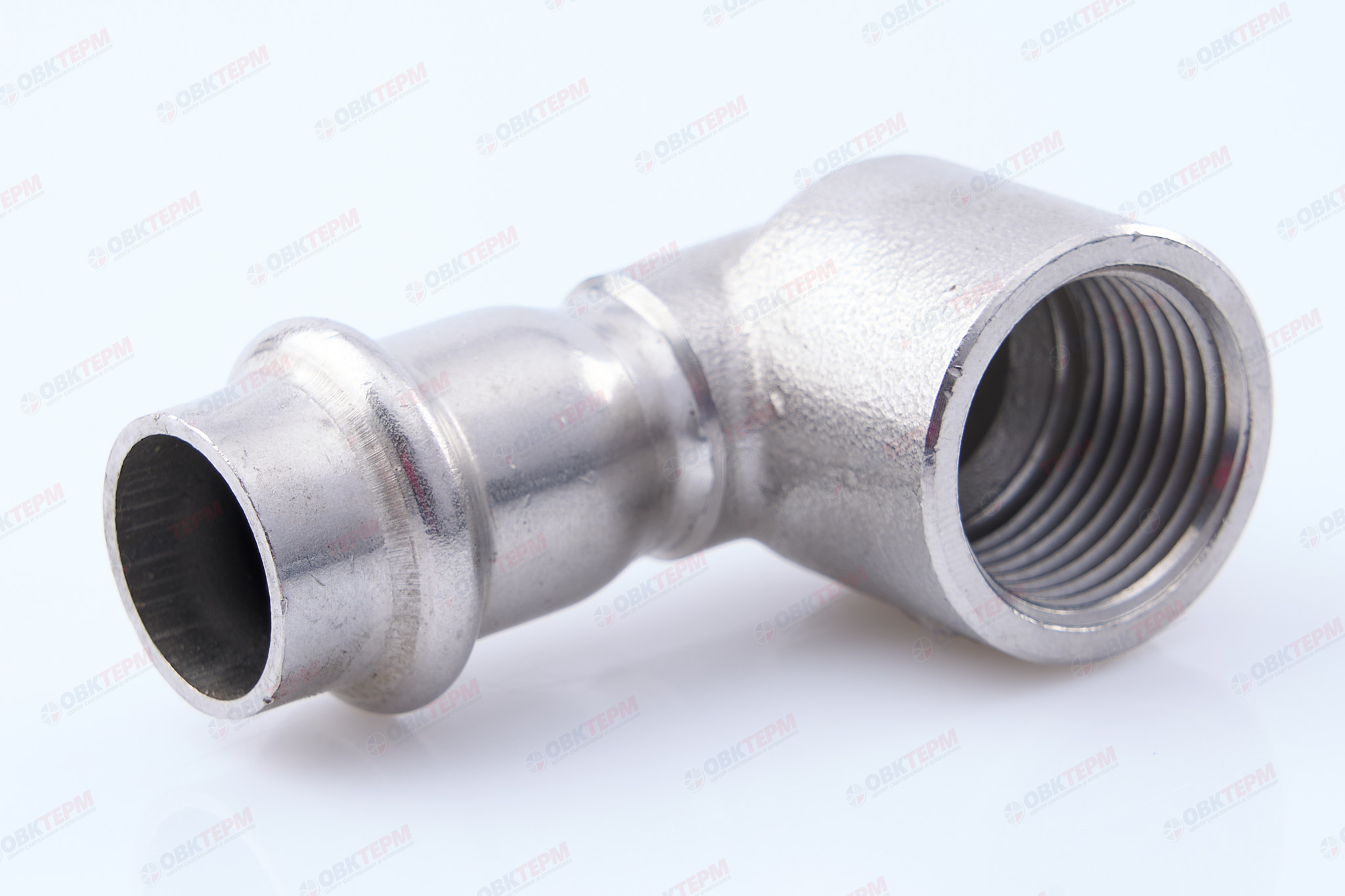 Угол пресс из нерж.ст.  15 х 1/2"В    TIM  (130/5) - Изображение №1