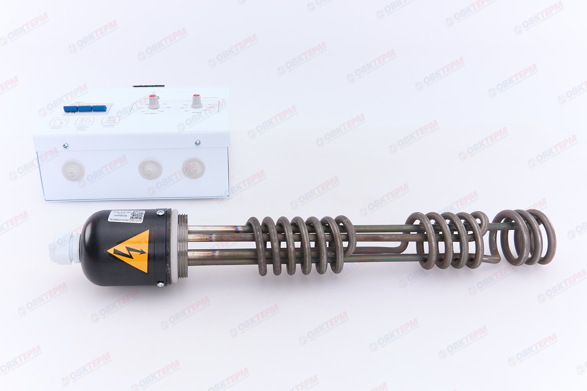 Комплект подключения ТЭНБ- 9 кВт (резьба 2") к котлам тв.топливным (без кабеля)   ZOTA - Изображение №4