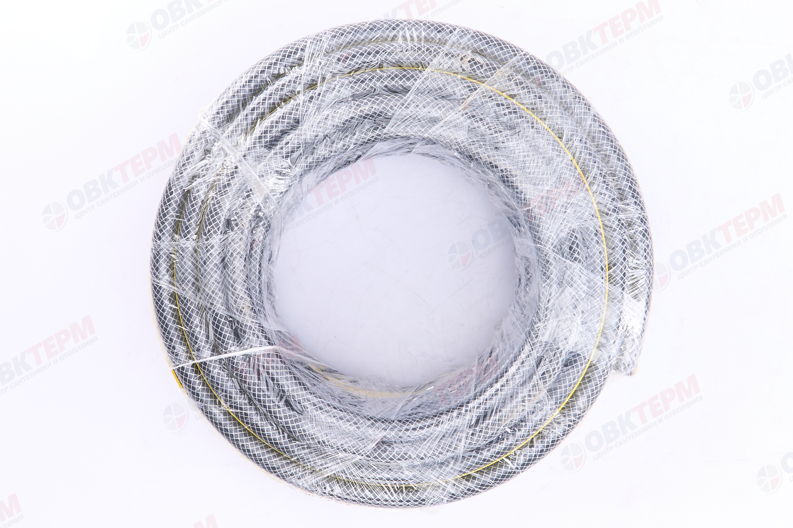 Шланг поливочный ПВХ "CRAB" Напорный 3/4" 3-х слойный, желтая полоса (25м) - миниатюра №7