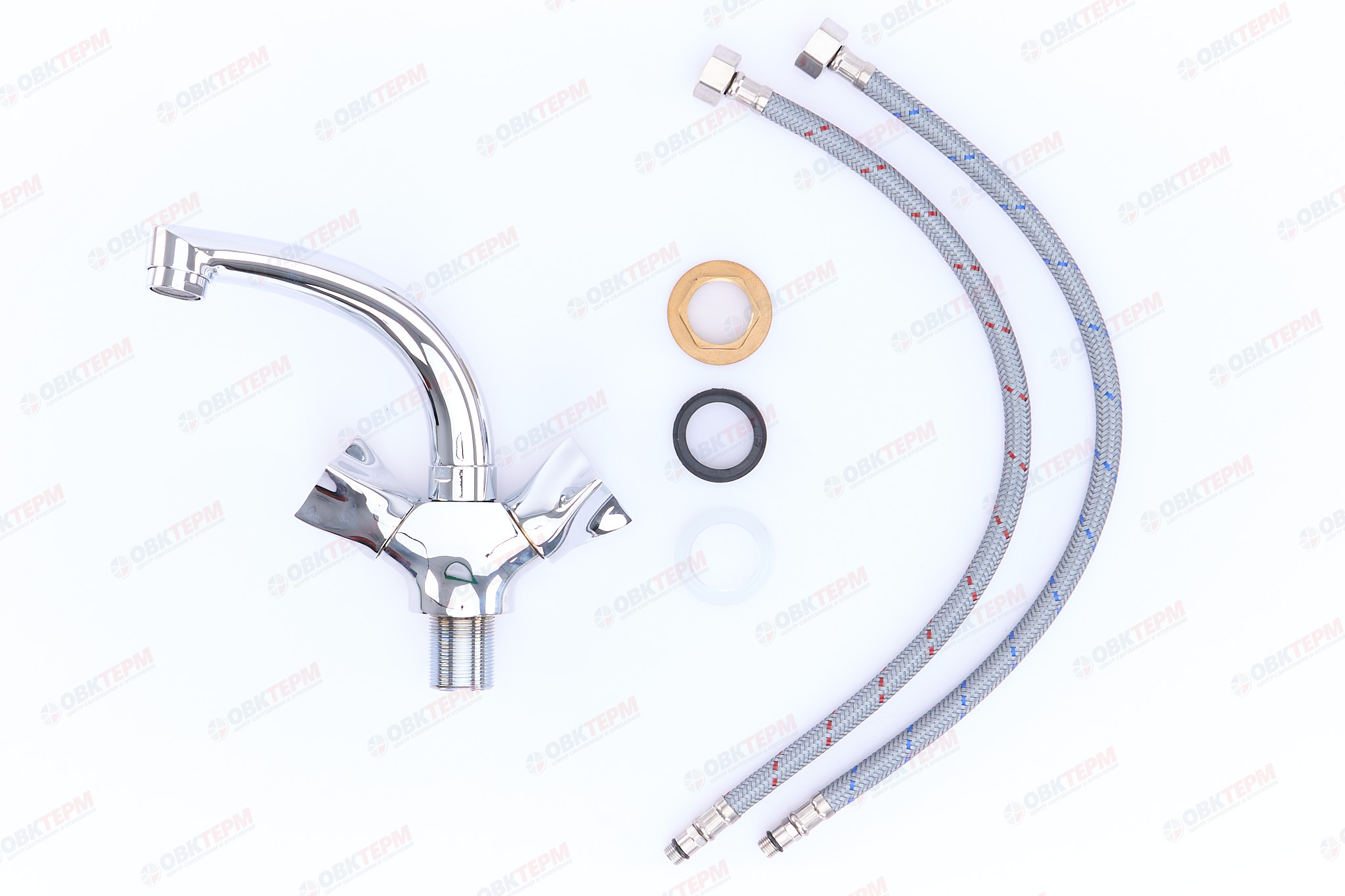 Смеситель д/умывальника буксовый ZERIX ETF-001 (LR81287) ГАЙКА (10 шт/ящ) - Изображение №3