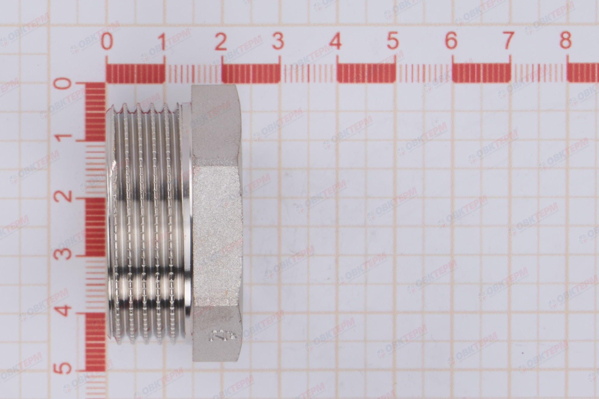 Футорка  1 1/4" -  3/4"   Никель ZEISSLER                   (100/10) - Изображение №5