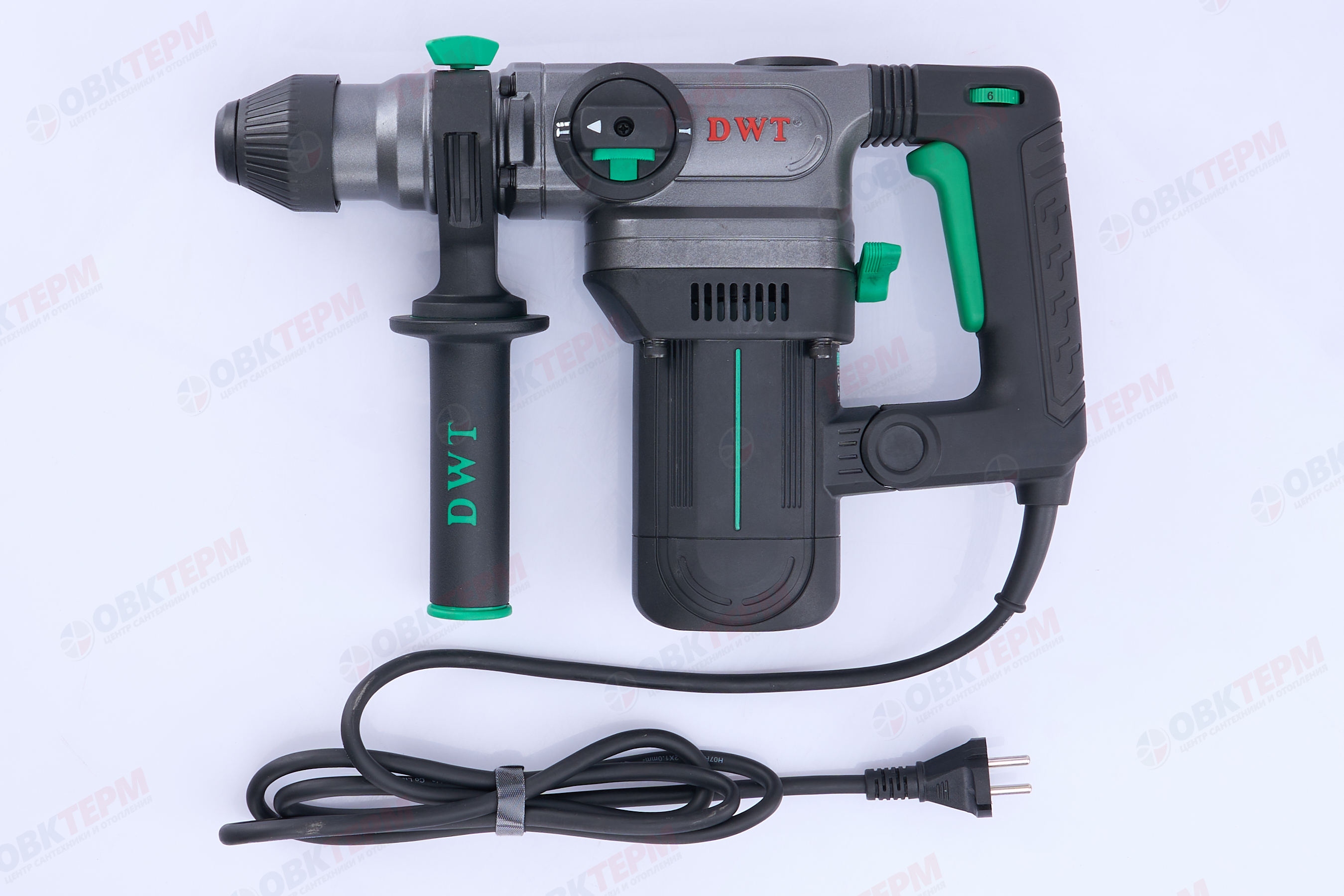 Перфоратор вертикальный DWT (1,5 кВт, SDS+, 6Дж) - миниатюра №14