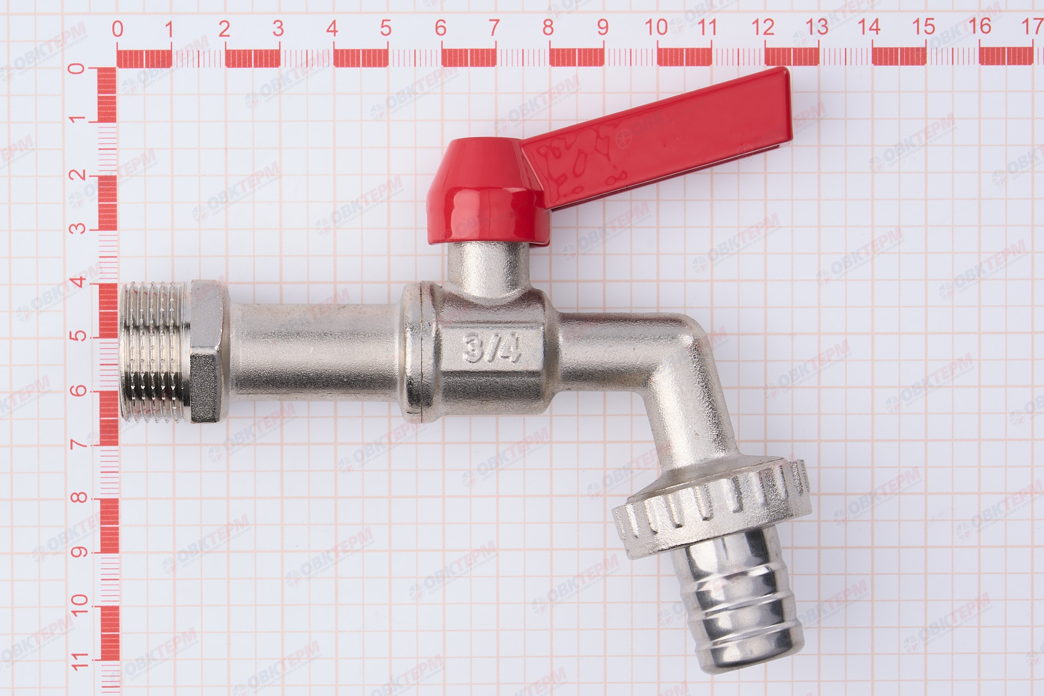 Кран  поливочный 3/4" EUROPRODUCT    (96 шт) - миниатюра №6