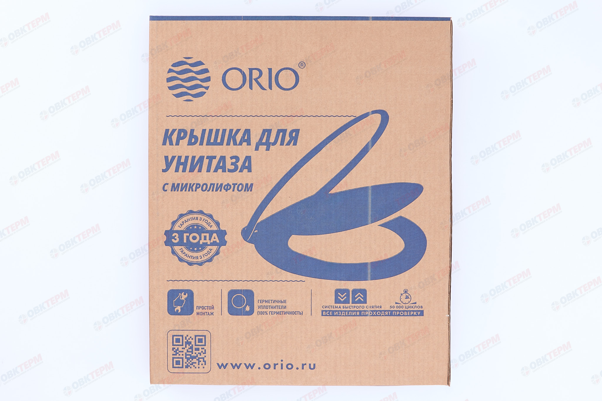 ORIO КП-01М сиденье для унитаза с микролифтом белая - Изображение №5