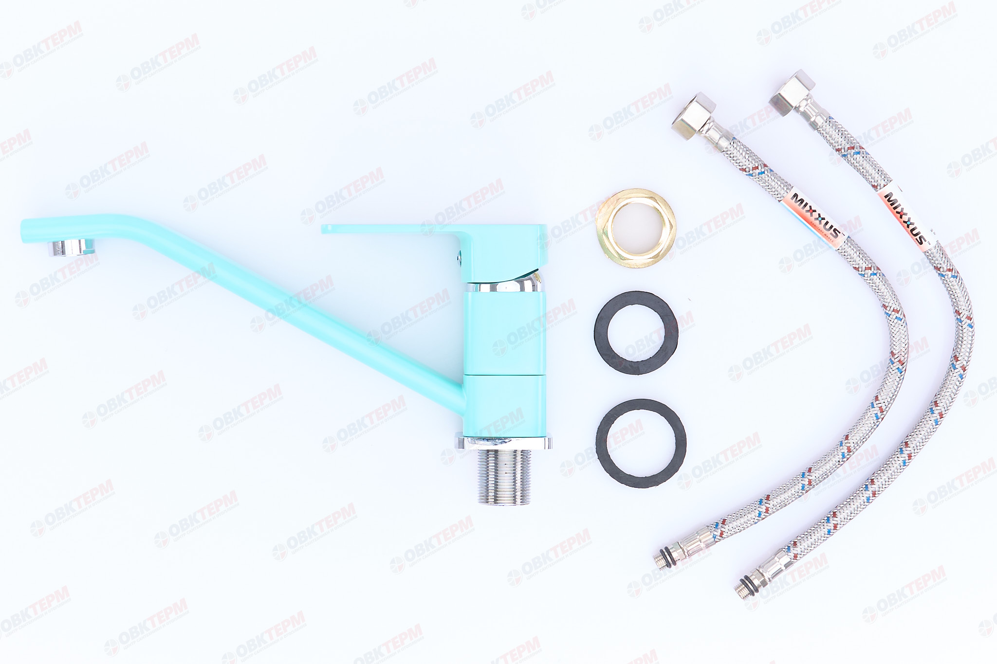 Смеситель д/кухни MIXXUS MISSOURI 555  Ø35  25 см (GREEN) (10 шт/ящ) - миниатюра №3