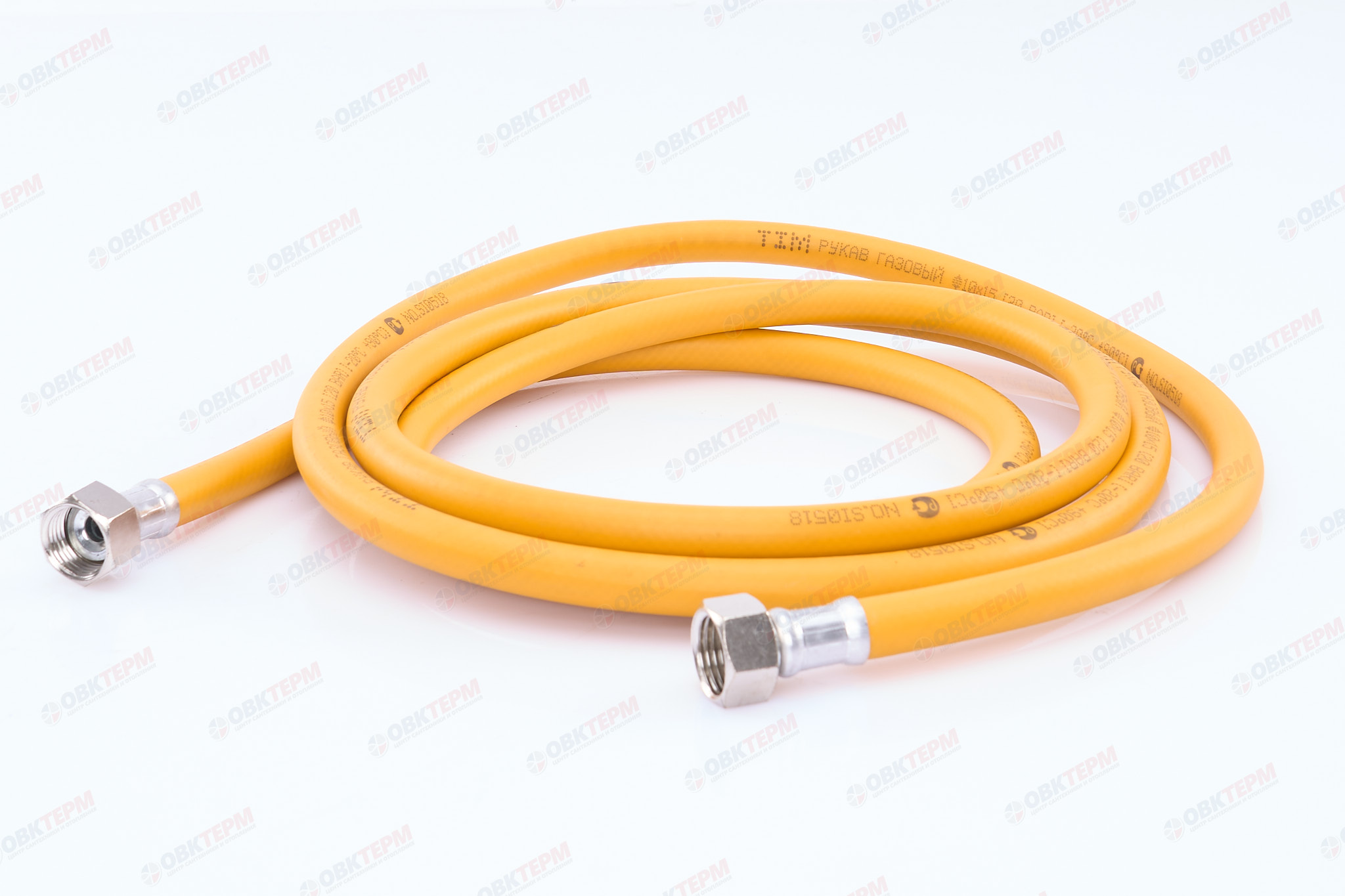 Шланг ЖЕЛТЫЙ газовый   1/2  ГГ  250 см        TIM      (1шт/40ящ) - Изображение №2