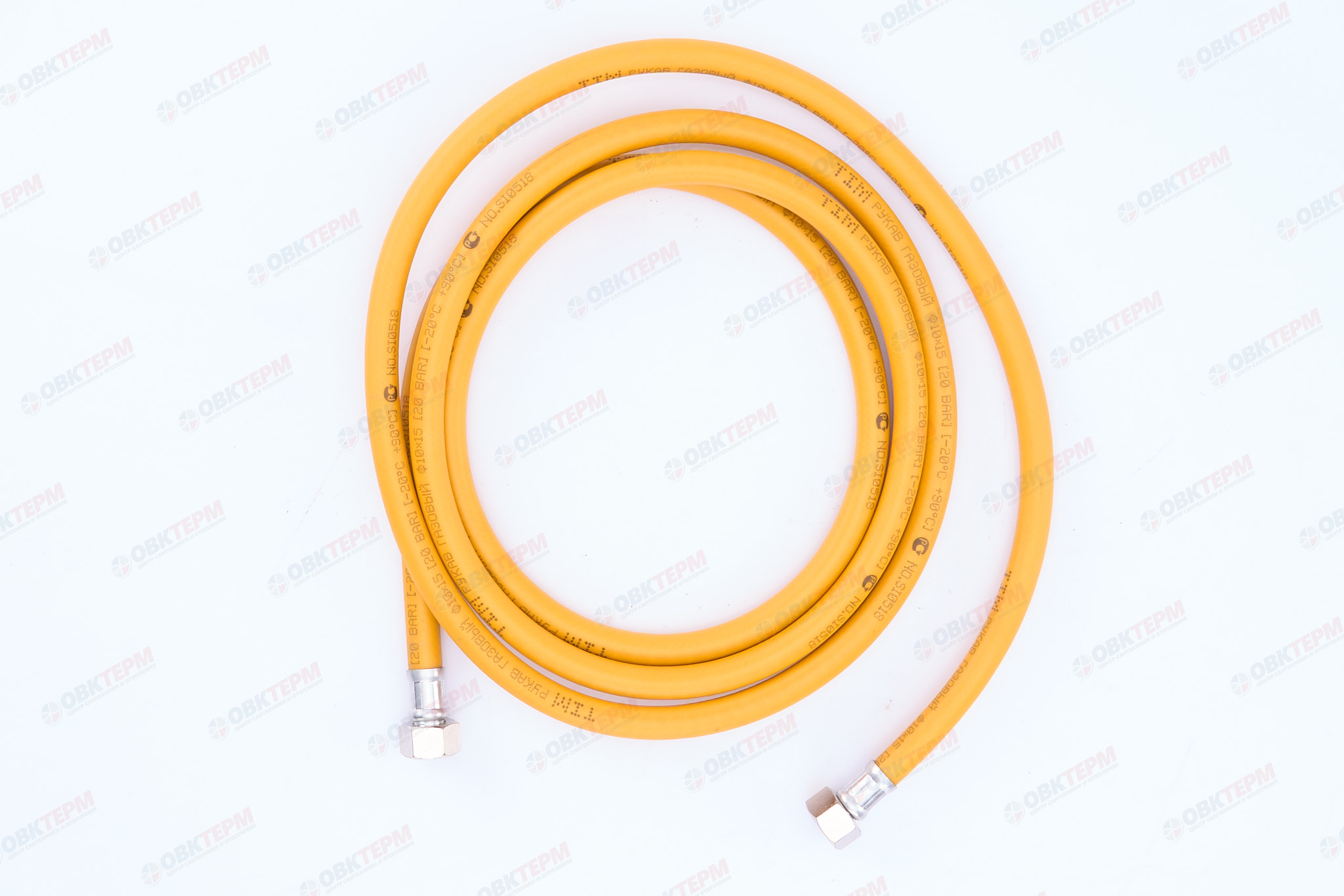 Шланг ЖЕЛТЫЙ газовый   1/2  ГГ  250 см        TIM      (1шт/40ящ) - Изображение №3