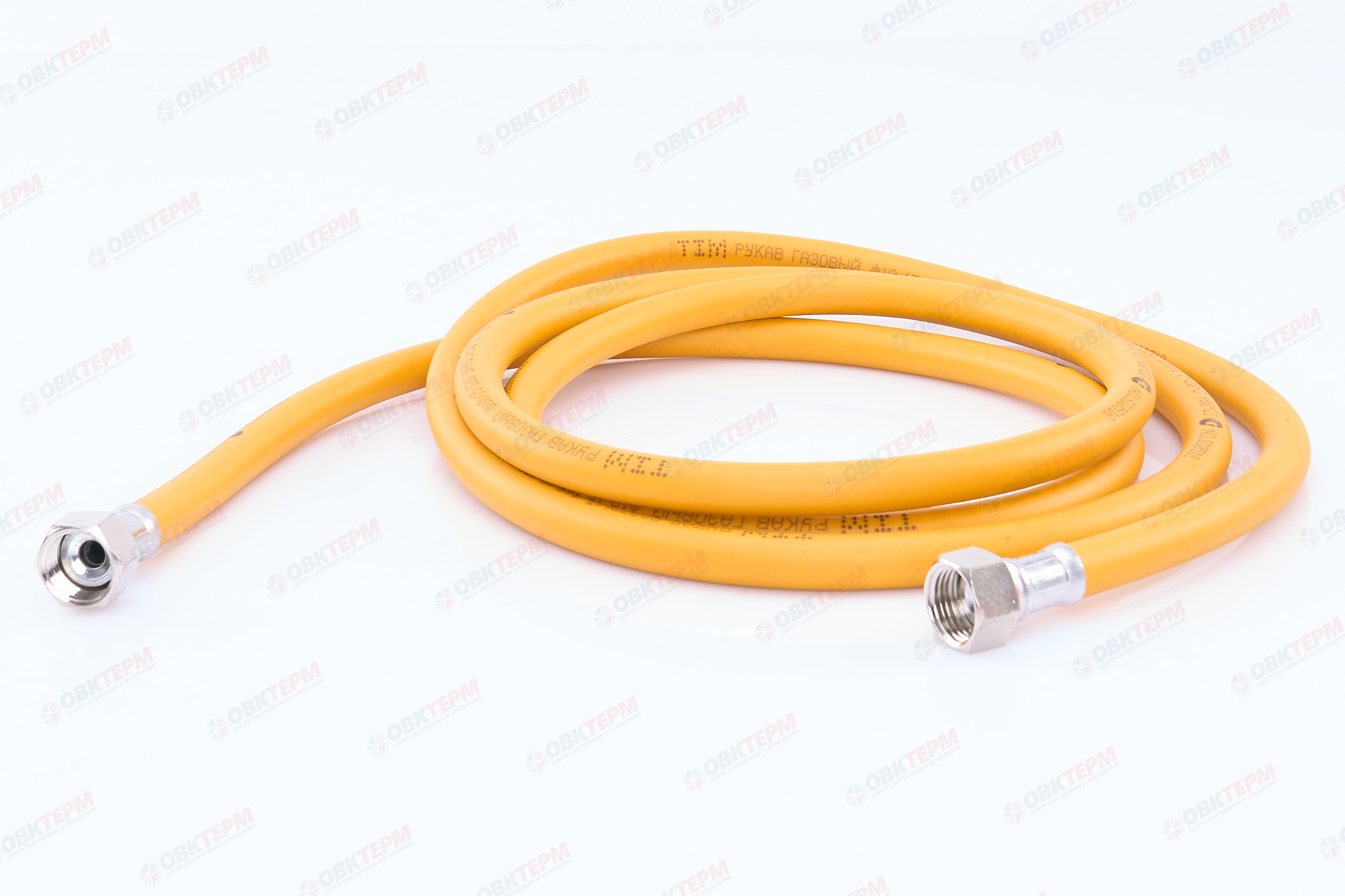 Шланг ЖЕЛТЫЙ газовый   1/2  ГГ  350 см        TIM      (1шт/30ящ) - Изображение №2