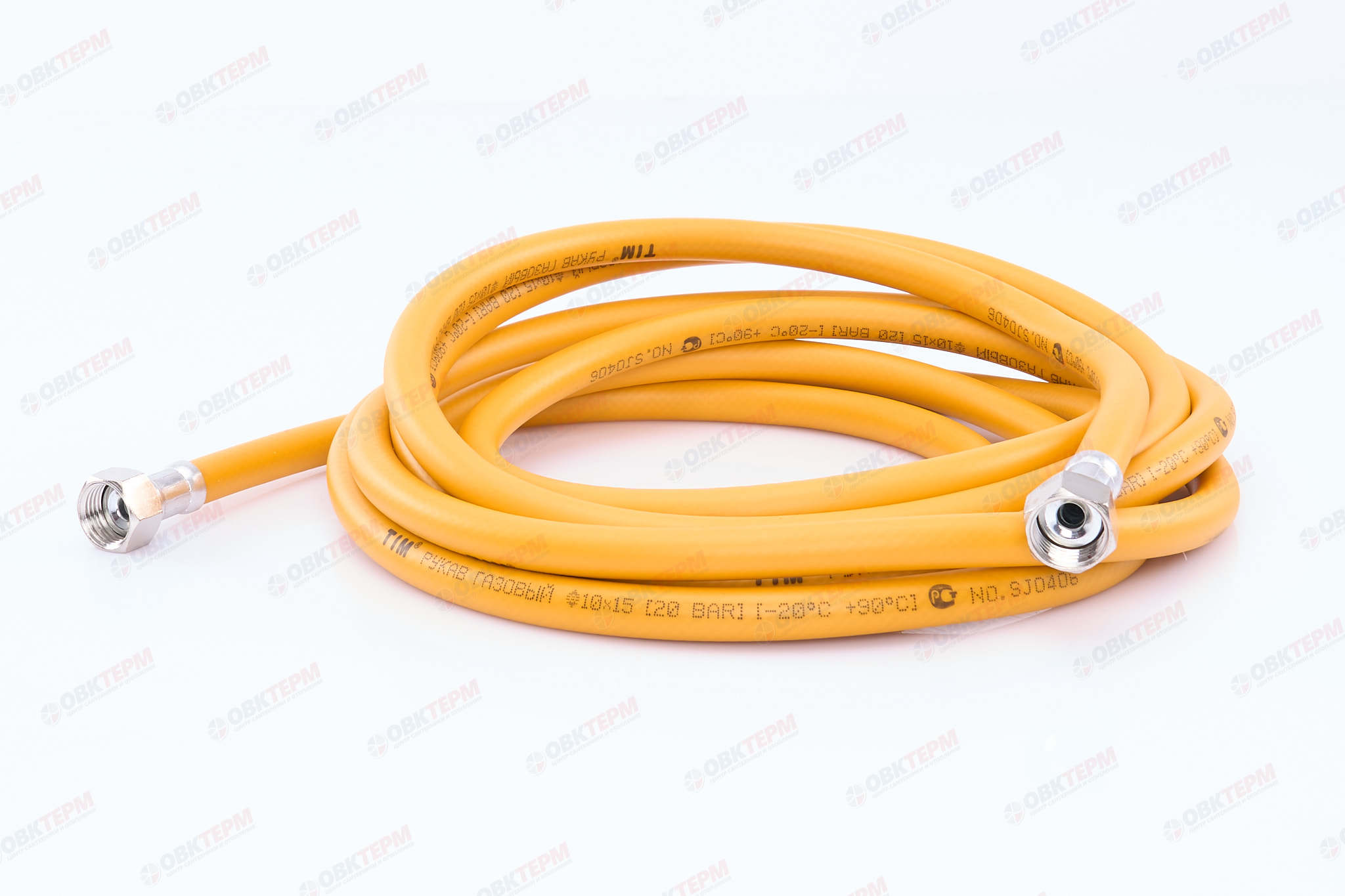 Шланг ЖЕЛТЫЙ газовый   1/2  ГГ  500 см        TIM      (1шт/20ящ) - Изображение №2