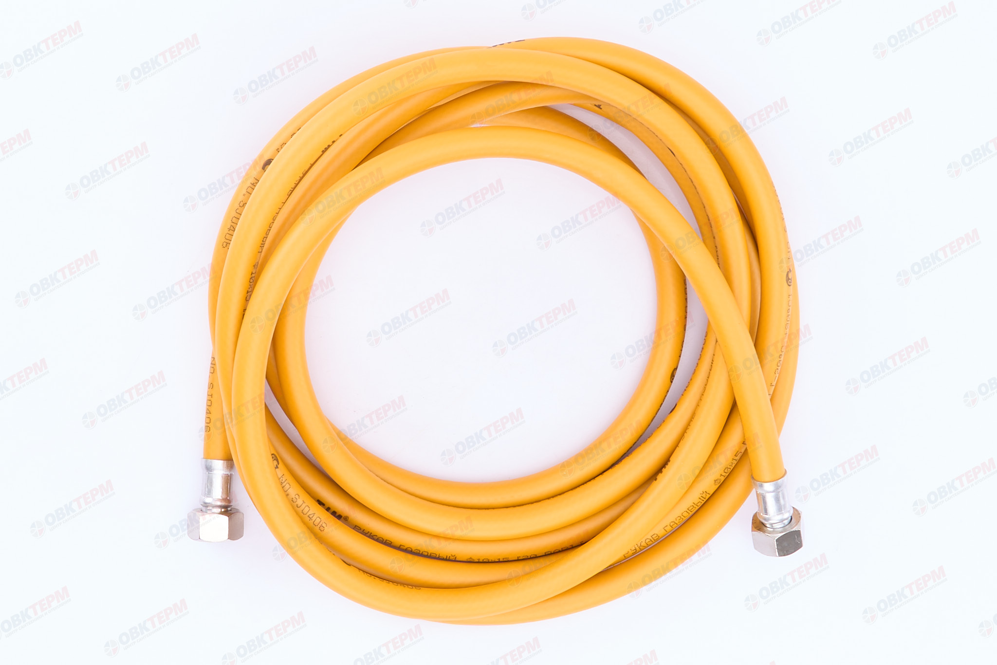 Шланг ЖЕЛТЫЙ газовый   1/2  ГГ  600 см        TIM      (1шт/16ящ) - Изображение №3