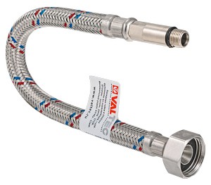 Г/п для воды М10х35 - G 1/2" 50 см  гайка-Н сталь/нипель-Н сталь    (Valtec)    игла длинная (240шт) - миниатюра №2