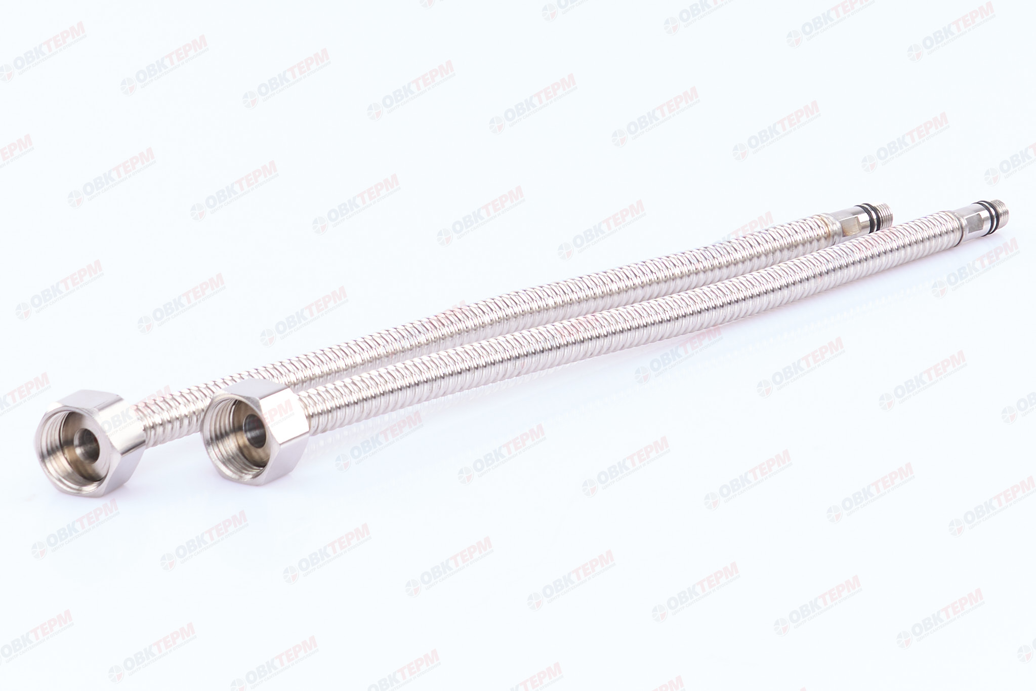 Шланг брон.  1/2" игла ,      0,3 м   пара в упак.     (10шт) - изображение №1