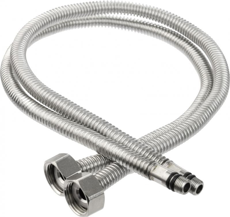 Шланг вода  TUCAI 1/2*1/2  НВ 0,8 м нержавейка - Изображение №1