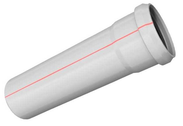 Труба РР   110 * 2,2 * 1 м           (4шт/уп)          Метак - Изображение №1
