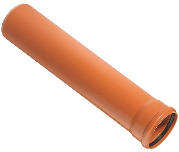 Труба канализ.    200 * 3 м    4,9   (рыжая)   SINIKON (1 шт) - изображение №1