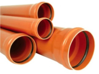 Труба канализ.    200 * 3 м    4,9   (рыжая)   SINIKON (1 шт) - миниатюра №2