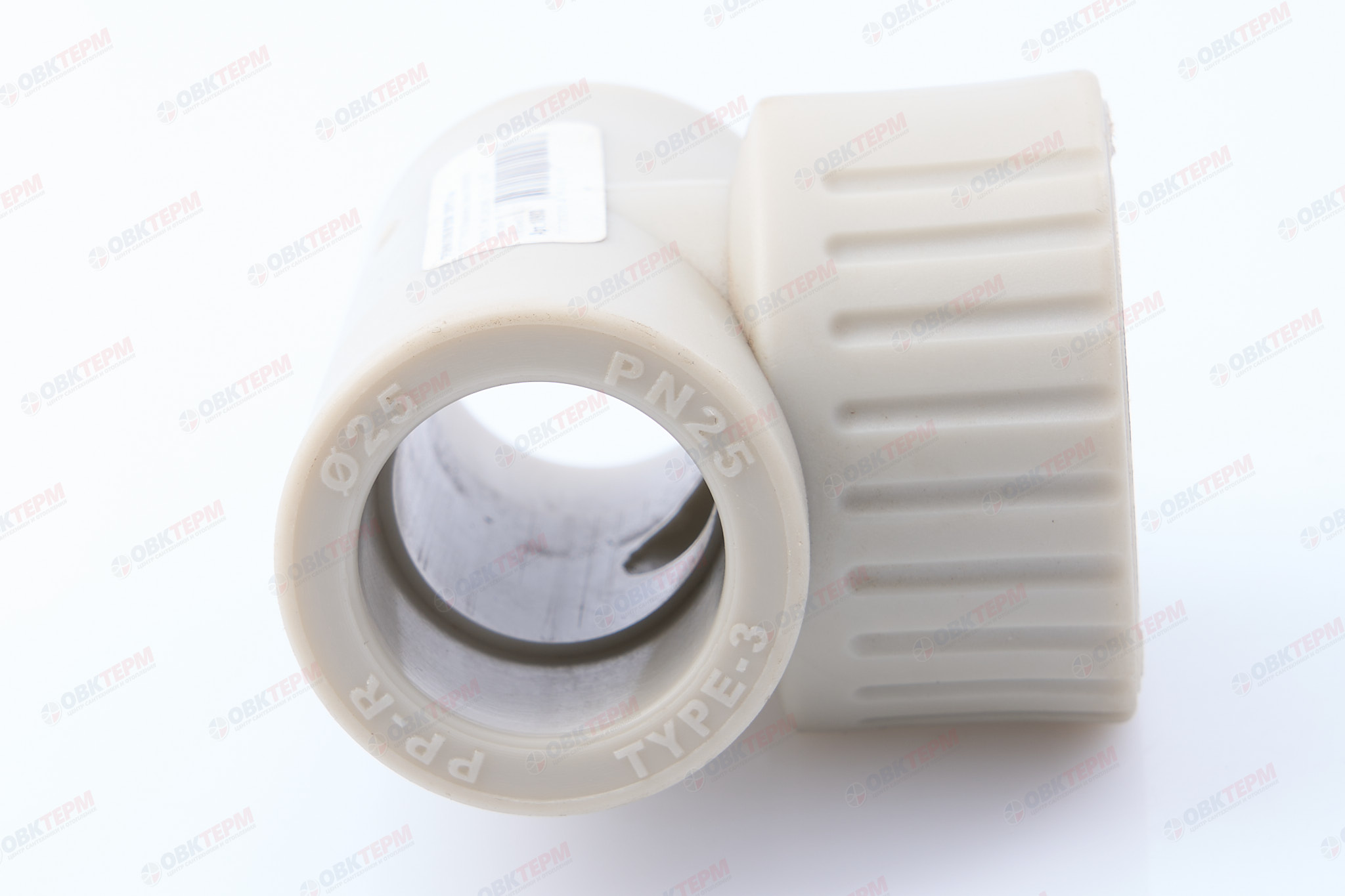 Тройник с МРВ 25 * 3/4" * 25    СЕРЫЙ PP-R   (RTP)     (60/15) - Изображение №3
