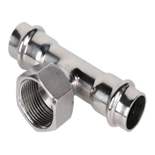 Тройник пресс из нерж.ст. 28  х 1/2"В  х 28  TIM  (30/5) - Изображение №2