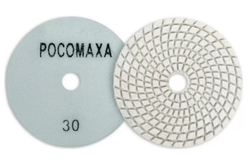 Круг алмазный гибкий шлифовальный d100 мм, зерно P30 (5шт/уп) Росомаха - Изображение №1