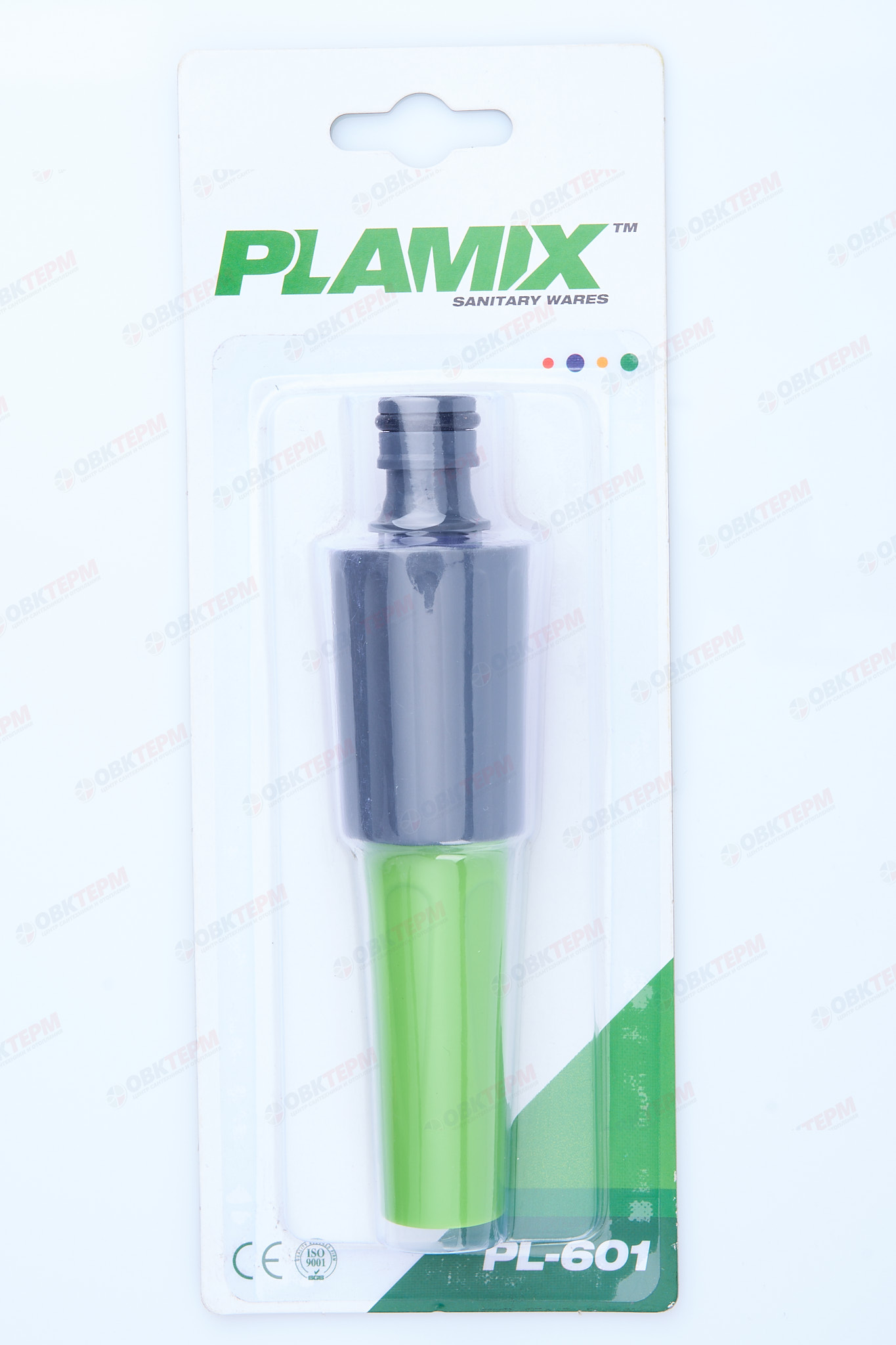 Насадка-распылитель для полива, 2 режима (ABS) (216/24 шт)  PLAMIX/CRAB PL-601 - миниатюра №6