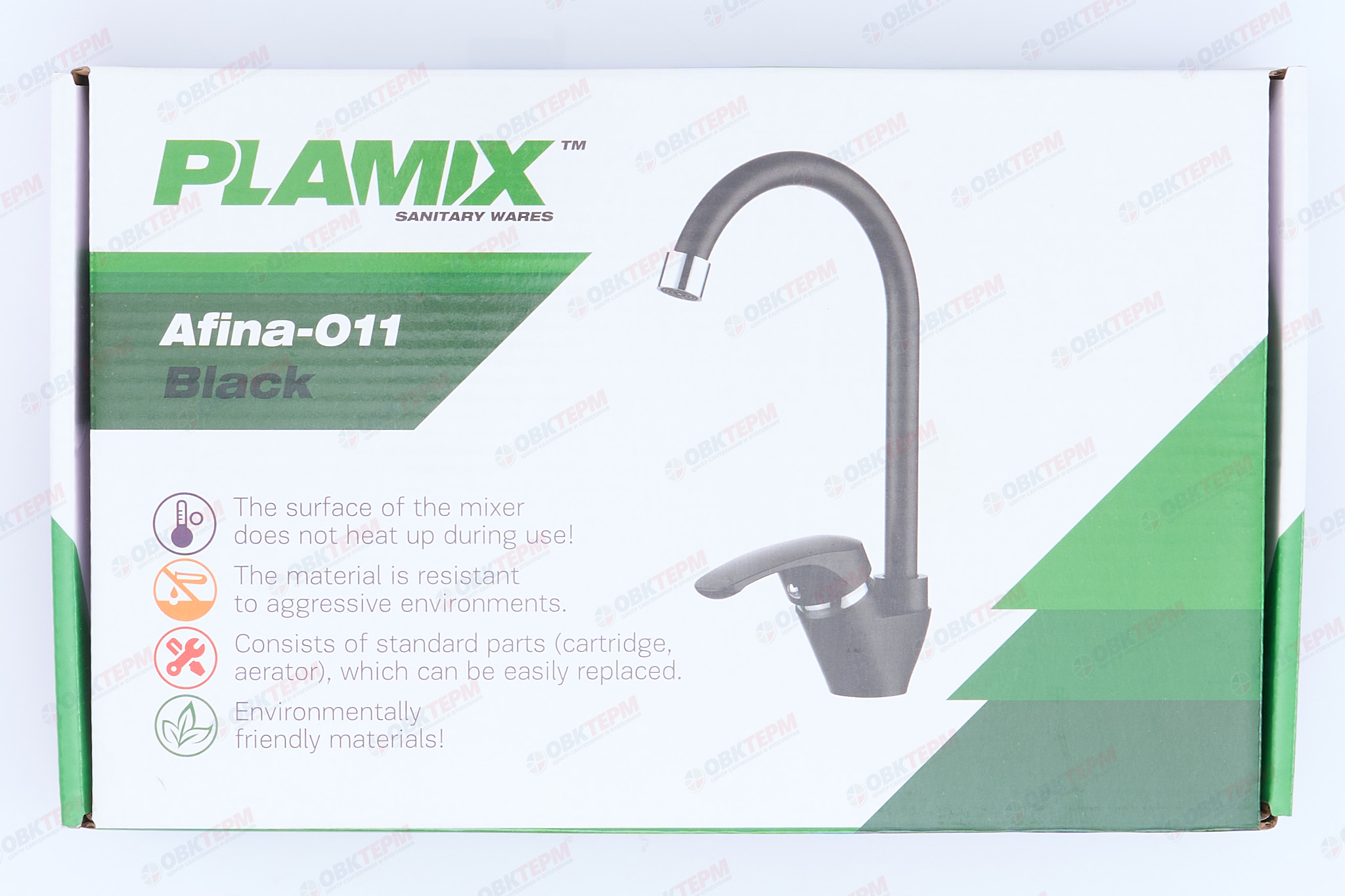 Смеситель д/кухни PLAMIX AFINA-011 Black /ABS-пластик (без подводки) (20 шт/ящ) - миниатюра №6