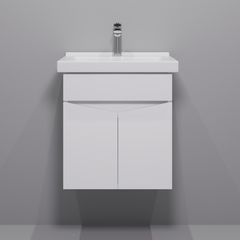 Тумба подвесная EvaGold  50 "Bricks" (ум Фостер 50/Como 50) белый - Изображение №1