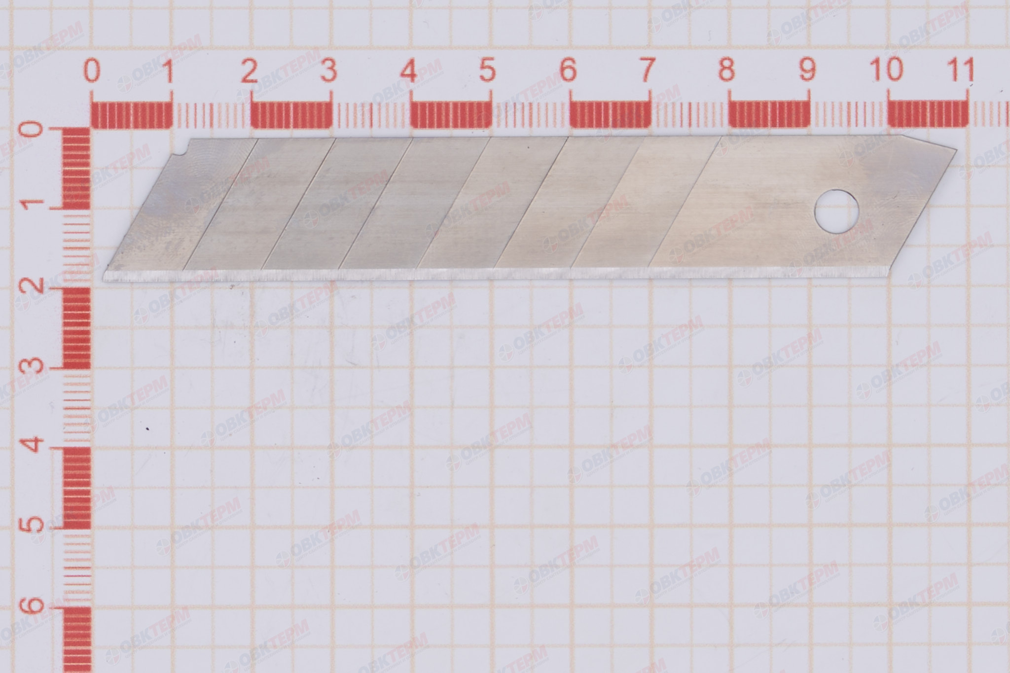 Лезвия запасные к ножам 18*100 мм, 10 полотен, сегментированные Bartex - Изображение №5