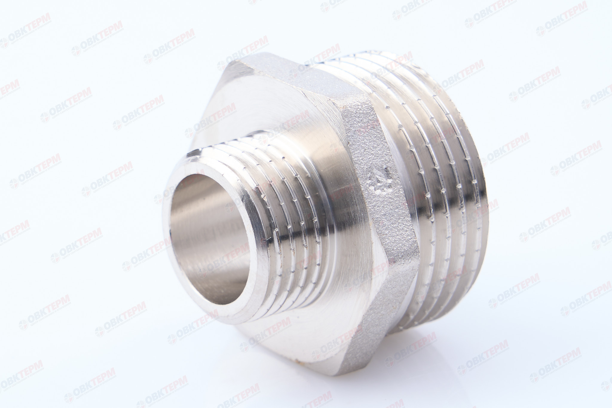 Ниппель   1" - 1/2"  Никель ZEISSLER                  (120/10) - Изображение №1
