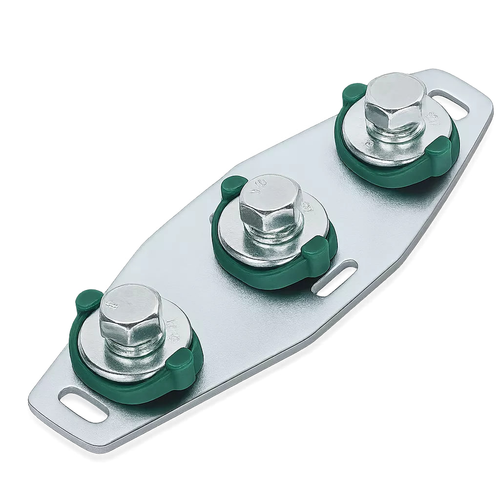 Х-образный соединитель профиля, 3 монтажные гайки    ZEISSLER     (4шт/48ящ) - Изображение №1