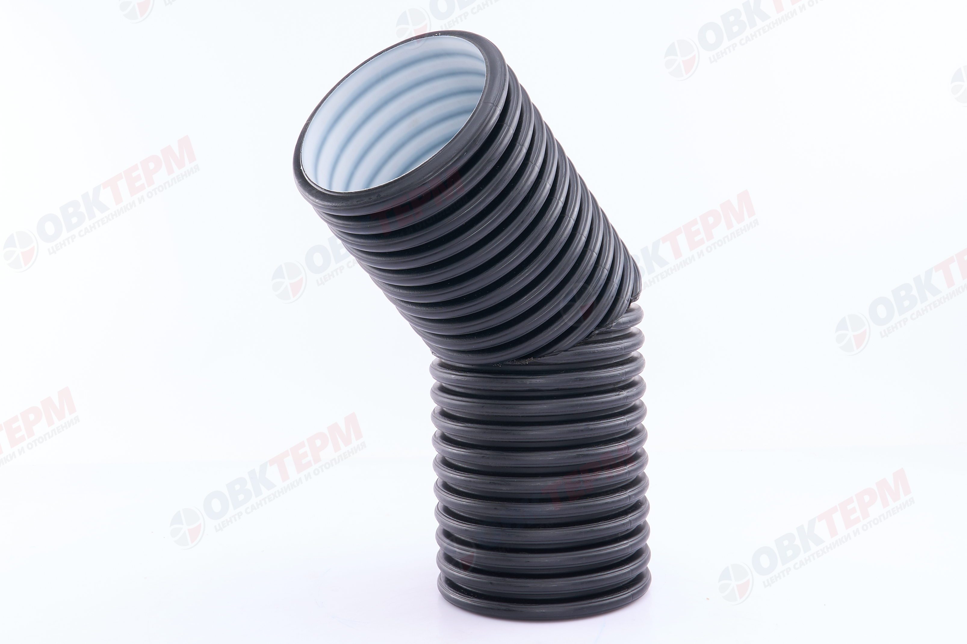 Отвод  КОРСИС DN/OD  200*  45*      SN 8 гоф - Изображение №2