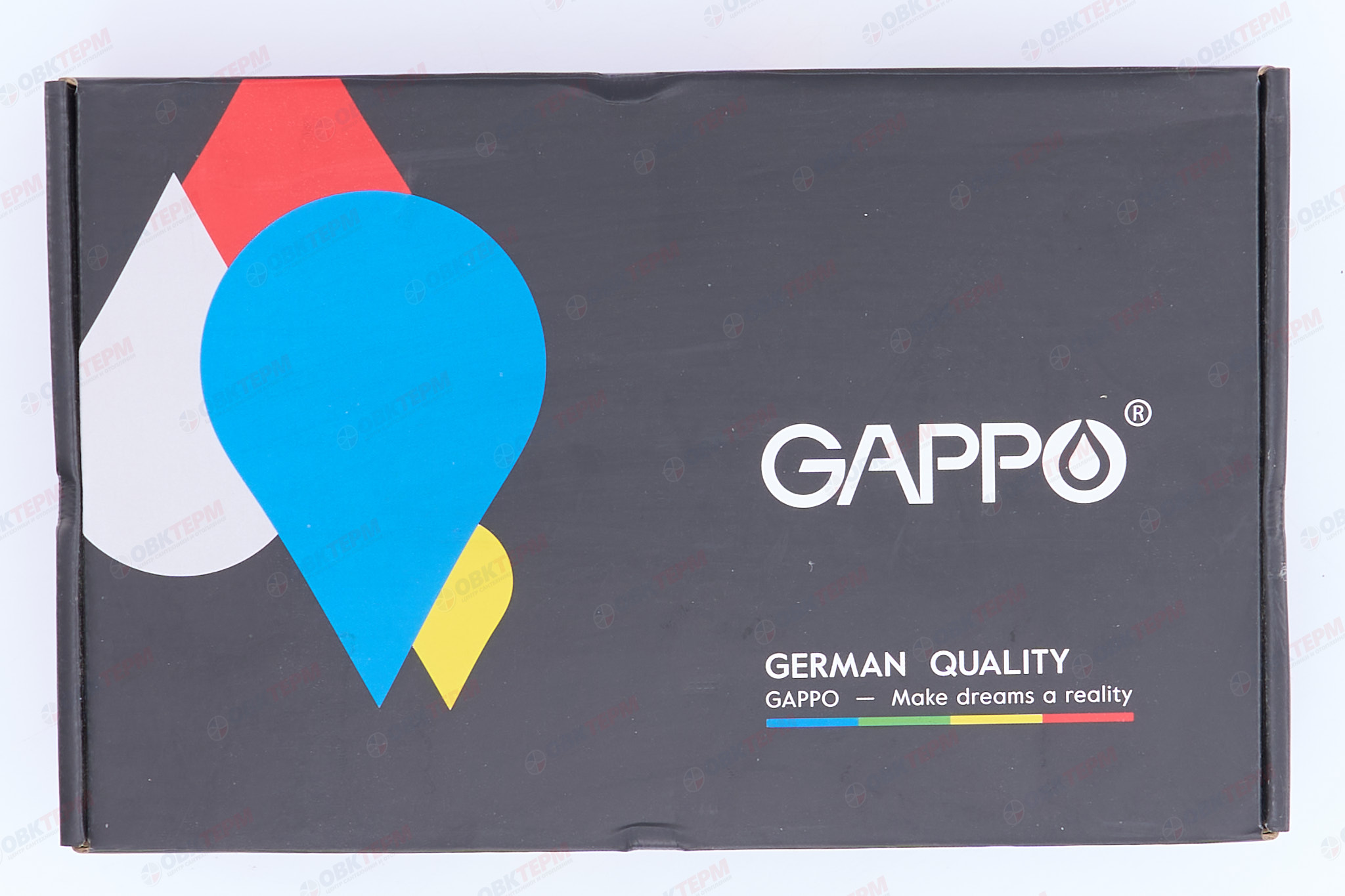 Смеситель д/раковины GAPPO G1007-9 латунь /оружейная сталь  (Ø35, на гайке) - миниатюра №7