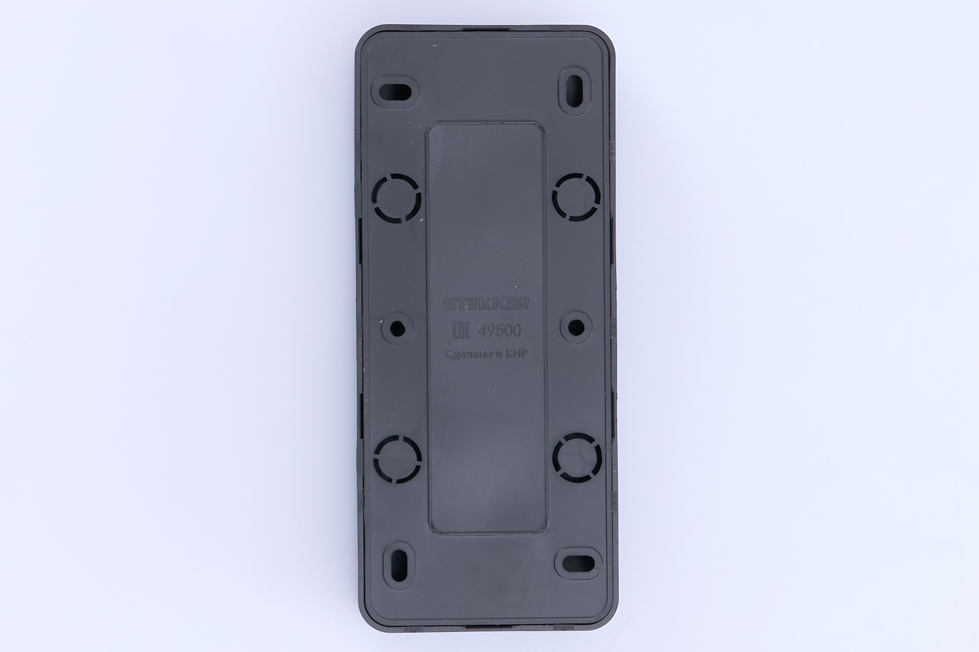 Розетка 3-местная б/з открытой установки, 250В, 10А, IP20, серия София, черный матовый, MST10-13-05 - Изображение №4