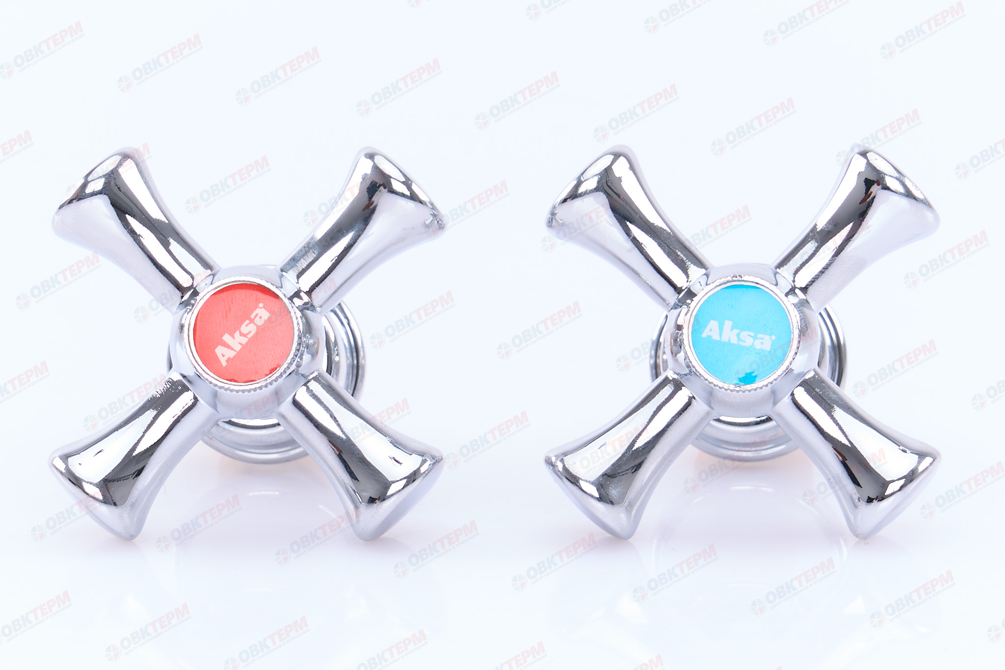 Ручки AKSA HL-KIT-04 (с кранбуксами, пара) керамика (50 шт/ящ) - Изображение №4