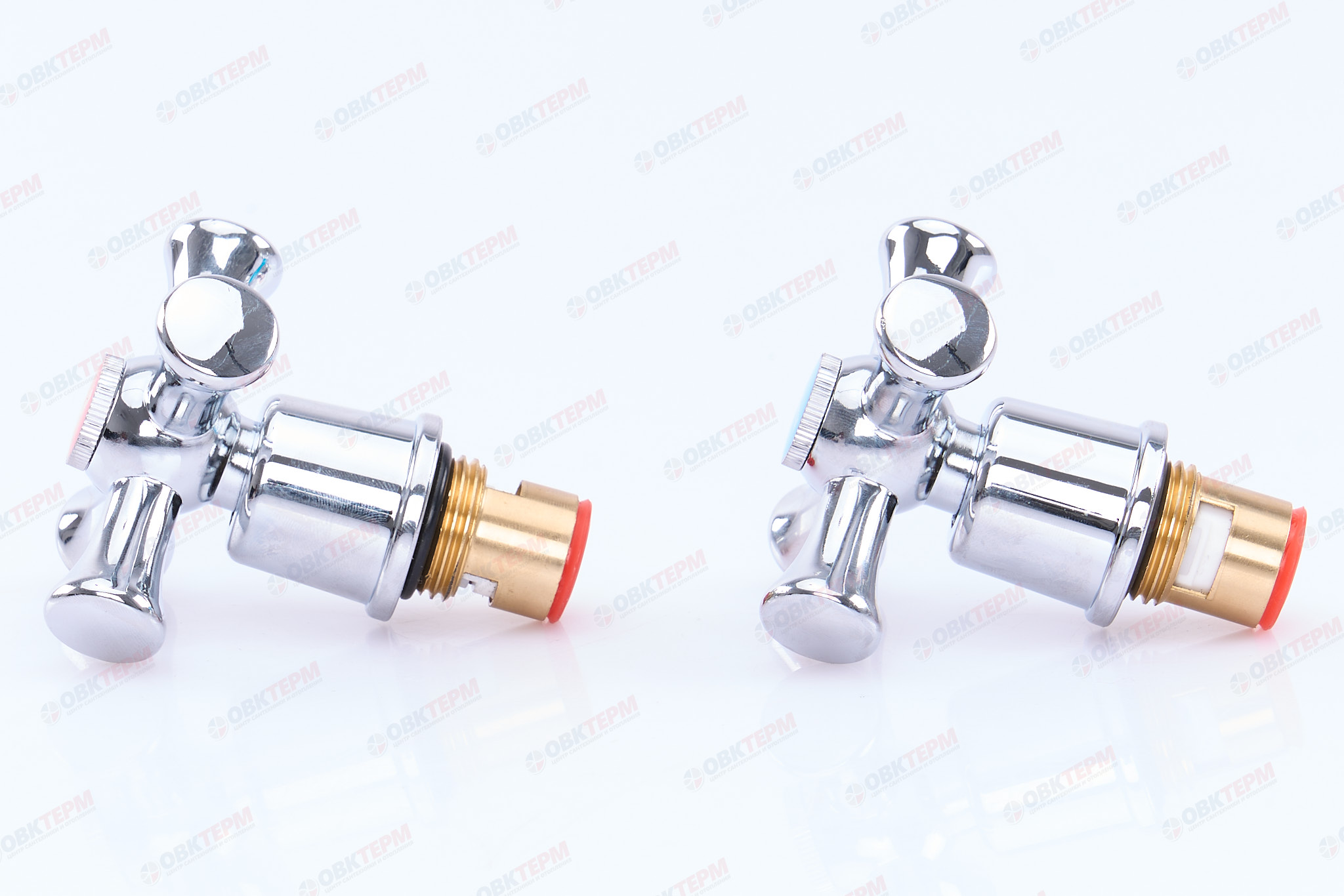 Ручки AKSA HL-KIT-04 (с кранбуксами, пара) керамика (50 шт/ящ) - Изображение №5