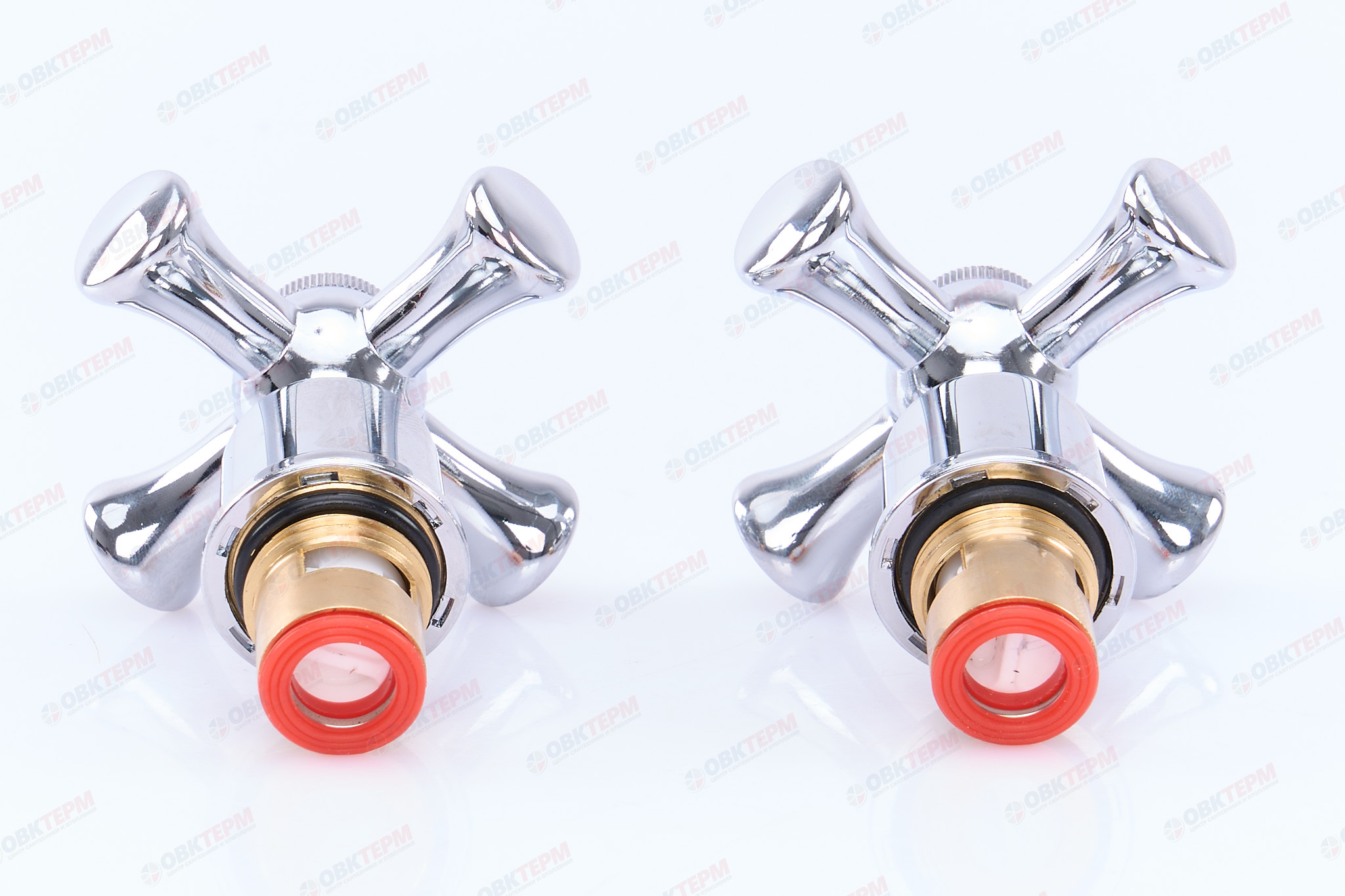 Ручки AKSA HL-KIT-04 (с кранбуксами, пара) керамика (50 шт/ящ) - миниатюра №6