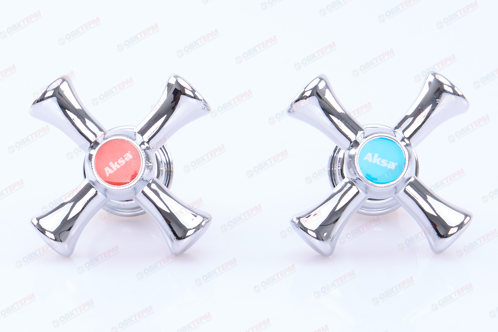 Ручки AKSA HL-KIT-04 (с кранбуксами, пара) керамика (50 шт/ящ) - миниатюра №9