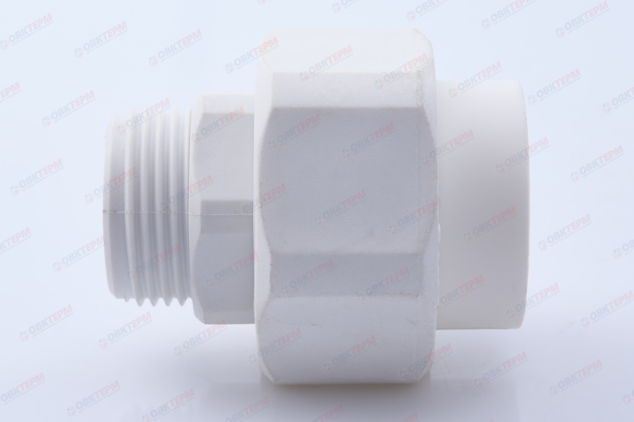Разборное соединение  32 * 1"  Н   PPSU  (ПЛАСТИК)   БЕЛАЯ PP-R    (RTP)    (150/15) - миниатюра №4