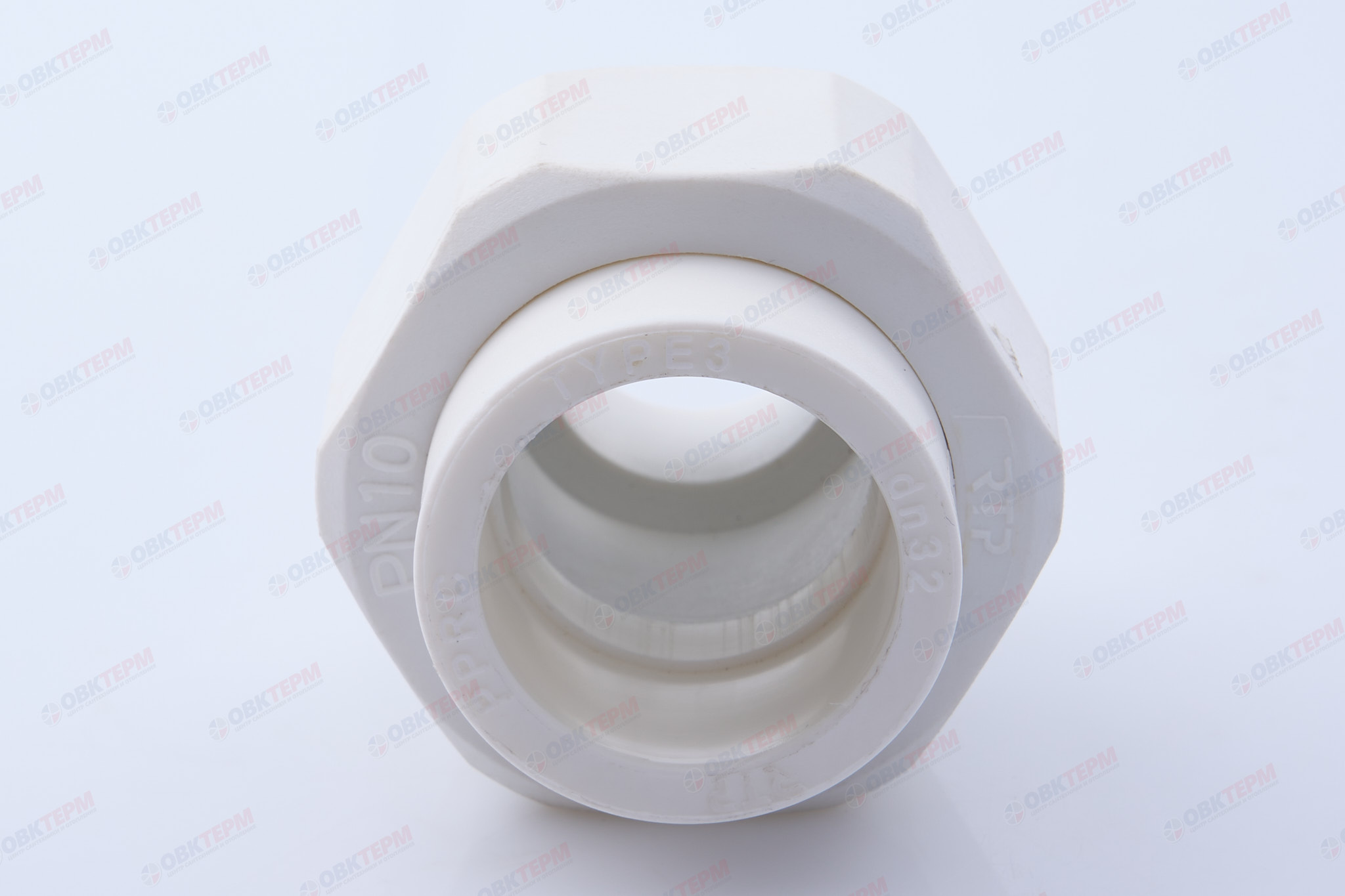 Разборное соединение  32 * 1"  Н   PPSU  (ПЛАСТИК)   БЕЛАЯ PP-R    (RTP)    (150/15) - миниатюра №5