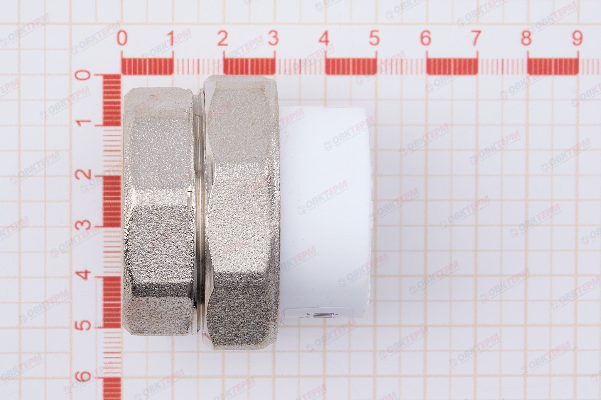 Разборное соединение   32 *1 1/4"  В    БЕЛОЕ PP-R    (RTP)    (80/10) - миниатюра №6