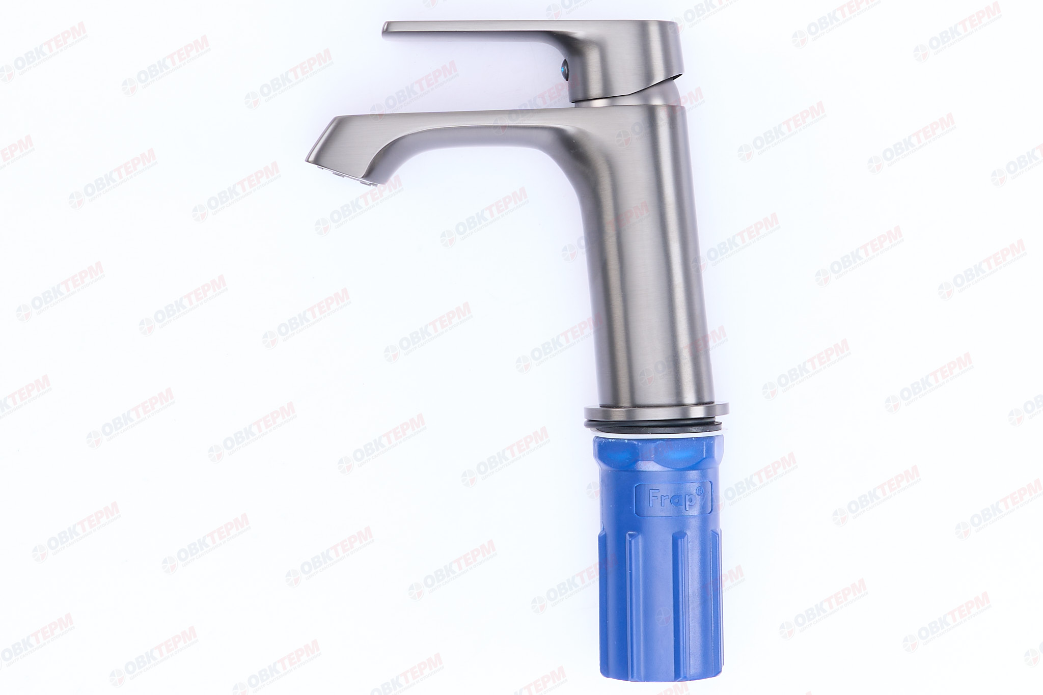 Смеситель д/умывальника FRAР F1071-9 оружейная сталь /латунь /Ø35 /гайка - миниатюра №4