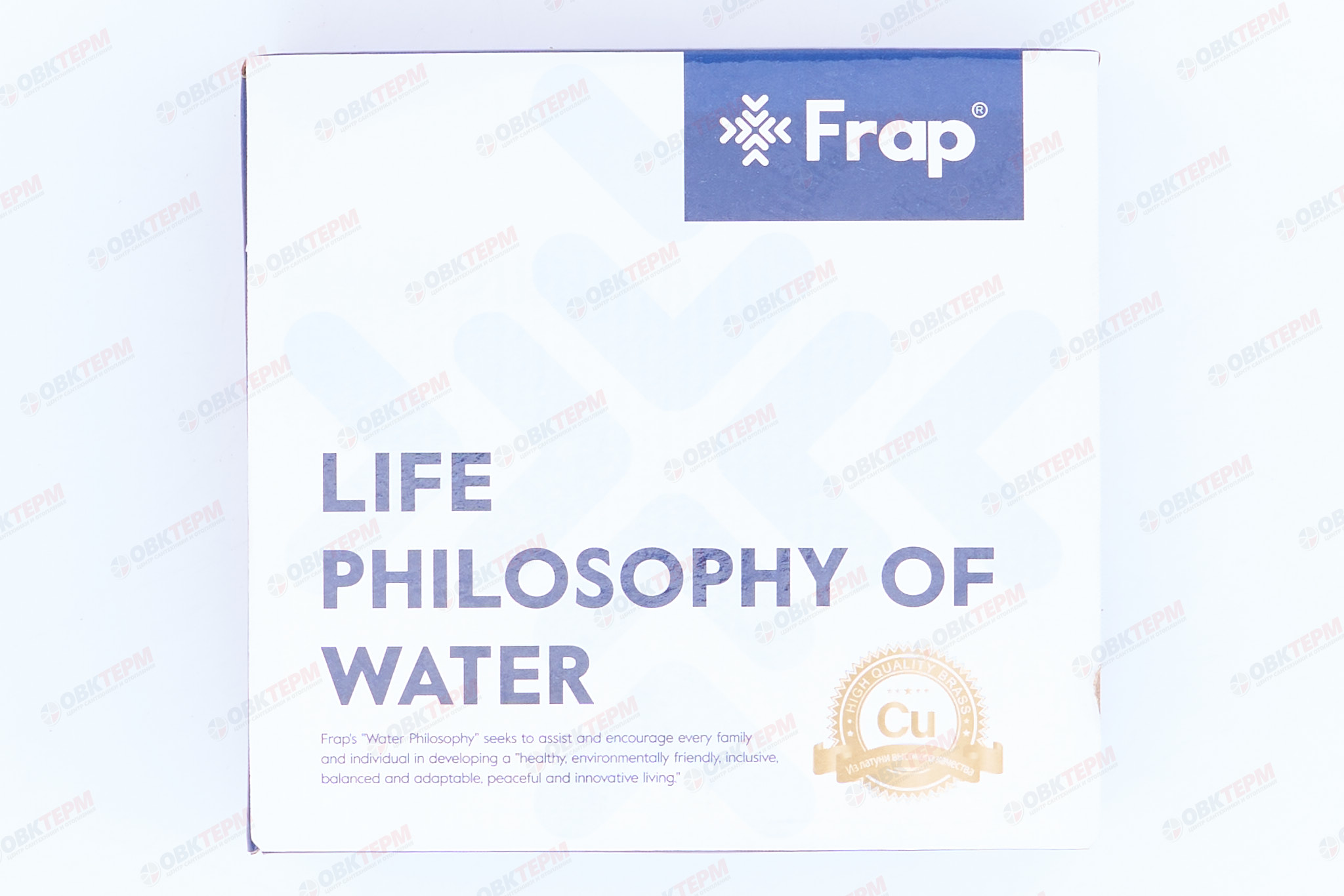 Смеситель д/умывальника FRAР F1071-9 оружейная сталь /латунь /Ø35 /гайка - миниатюра №8