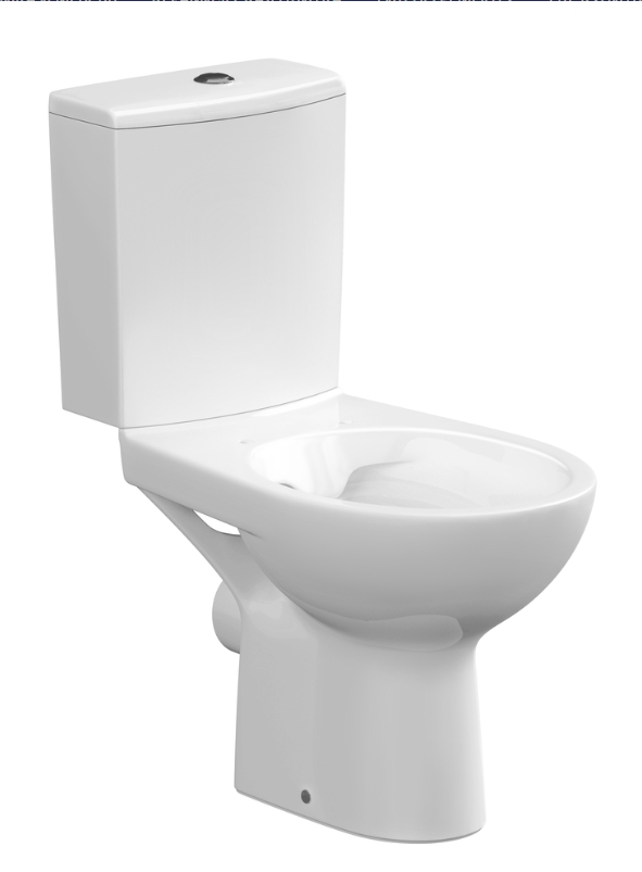 Унитаз-компакт Cersanit NATURE NEW CLEAN ON 011 (безободковый, микролифт, дюропласт) - миниатюра №6